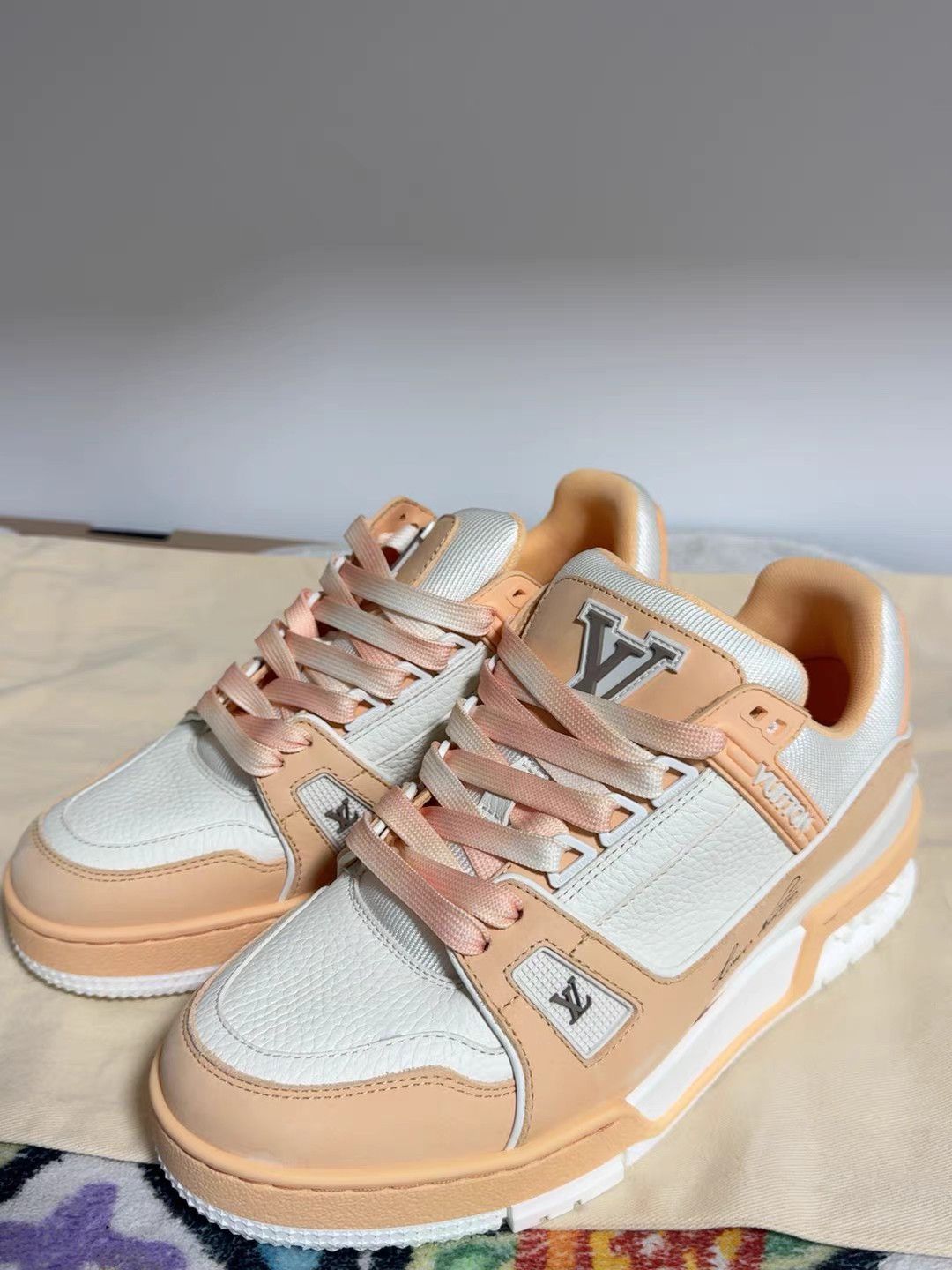 Louis Vuitton LOUIS VUITTON Trainer Low-Top Sneakers K13 Size US 6 / IT 36 - 7 Thumbnail