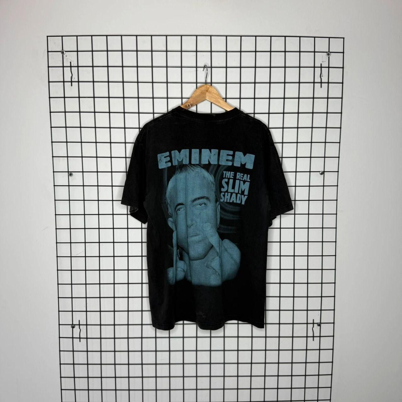Vintage Eminem Double Sided T shirt Tee Rap Hip Hop Black Size US XL / EU 56 / 4 - 2 Thumbnail