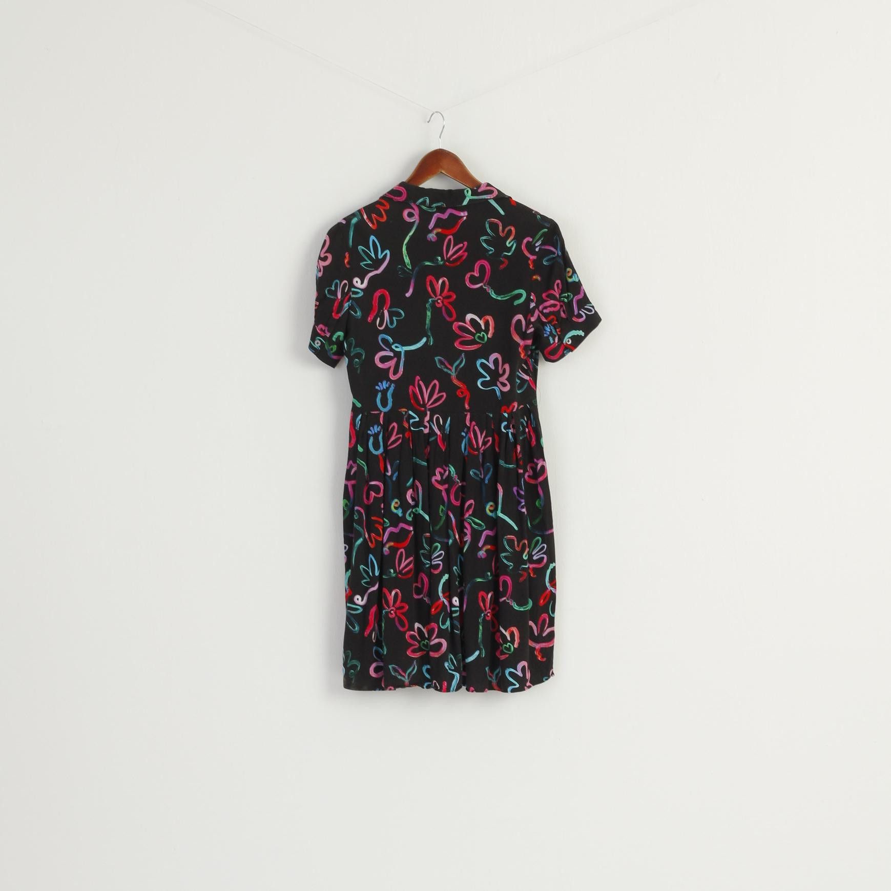 Paul Smith Paul Smith Women 42 S Mini Dress Black Viscose 7766 Size S / US 4 / IT 40 - 6 Thumbnail
