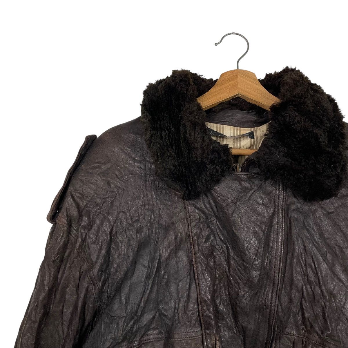 Other Vtg Marie-France Kremer Leather Jacket Size US S / EU 44-46 / 1 - 6 Thumbnail