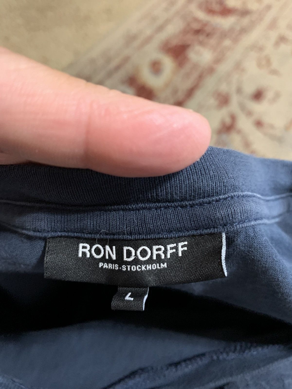 Designer Ron Dorff Discipline is not a Dirty Word Slim fit t shirt Size US L / EU 52-54 / 3 - 12 Thumbnail
