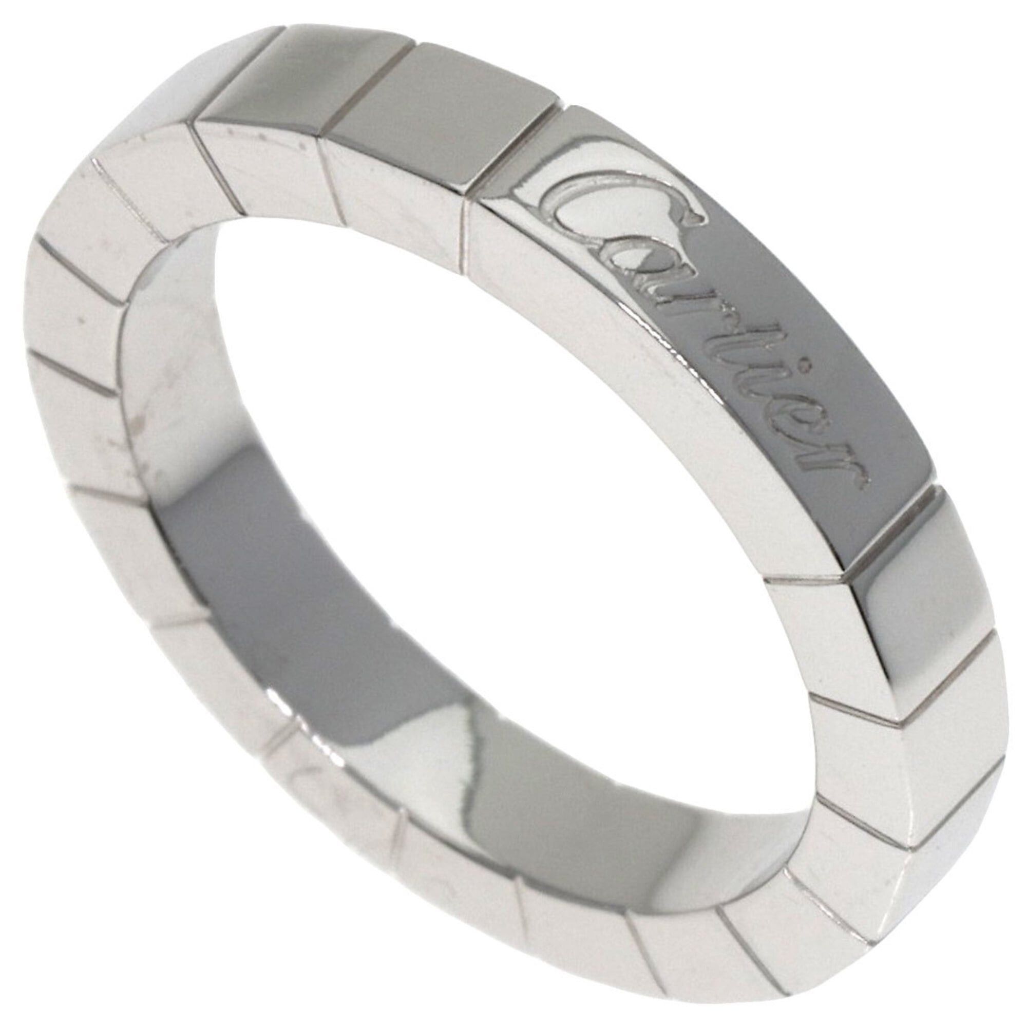 Cartier Cartier Lanieres #47 Ring, 18K White Gold, Women's, CARTIER Size ONE SIZE - 1 Thumbnail