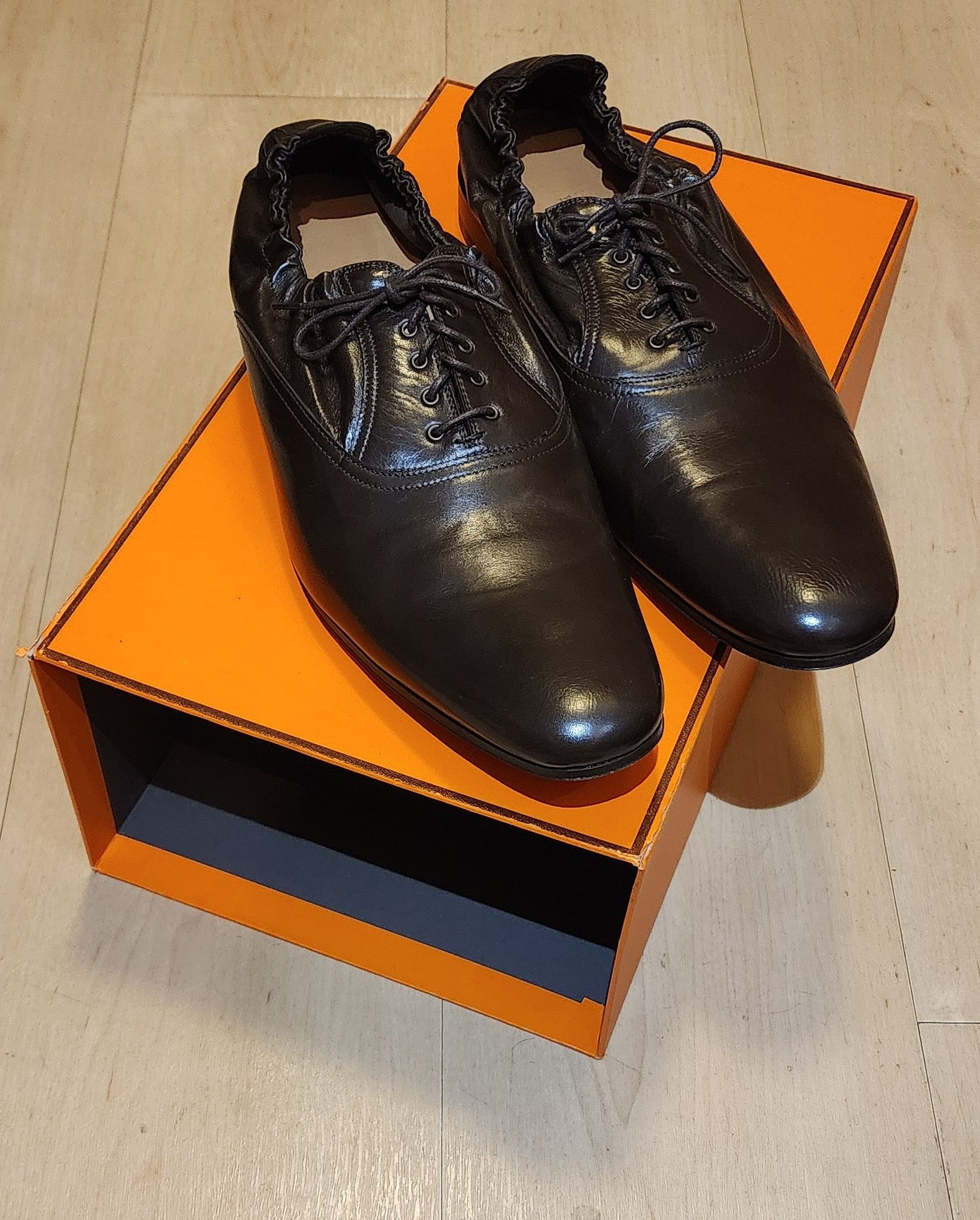 Hermes Hermes exotic leather lace-ups size 44 Size US 11 / EU 44 - 19 Thumbnail