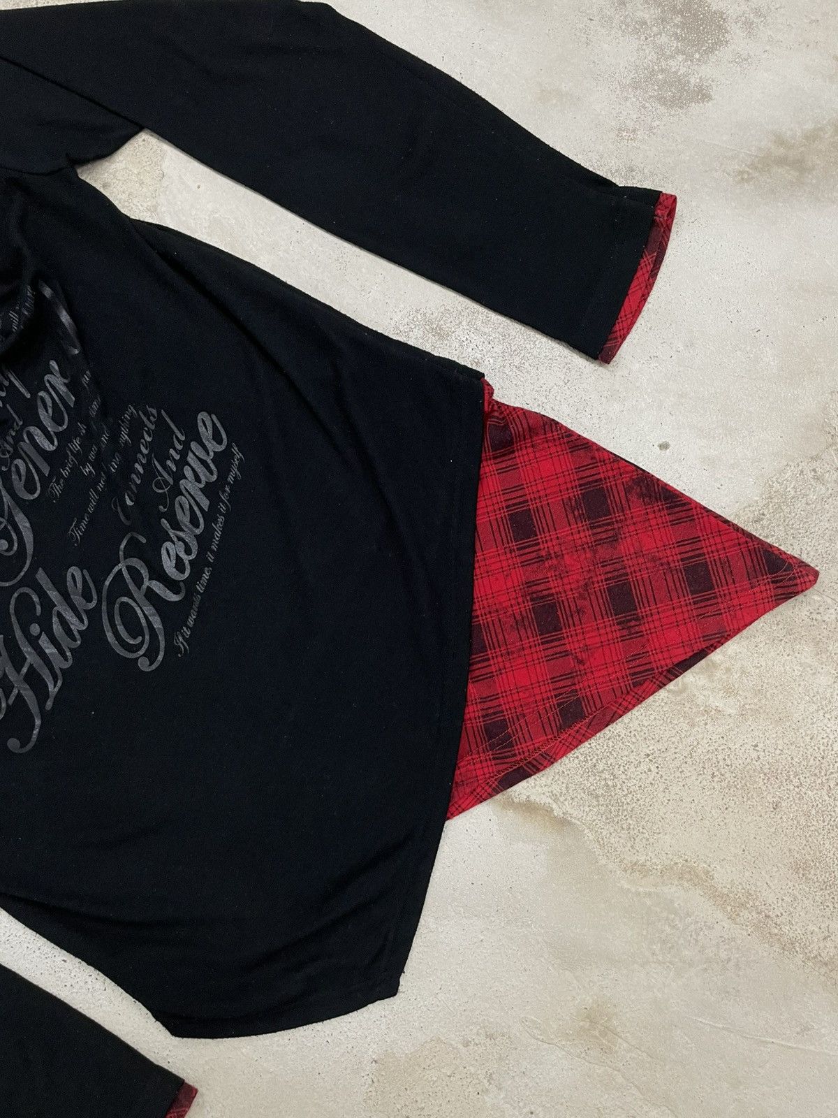Affliction Beaumere Punk Grunge Y2K Layered Life Poem Size US XXL / EU 58 / 5 - 4 Thumbnail