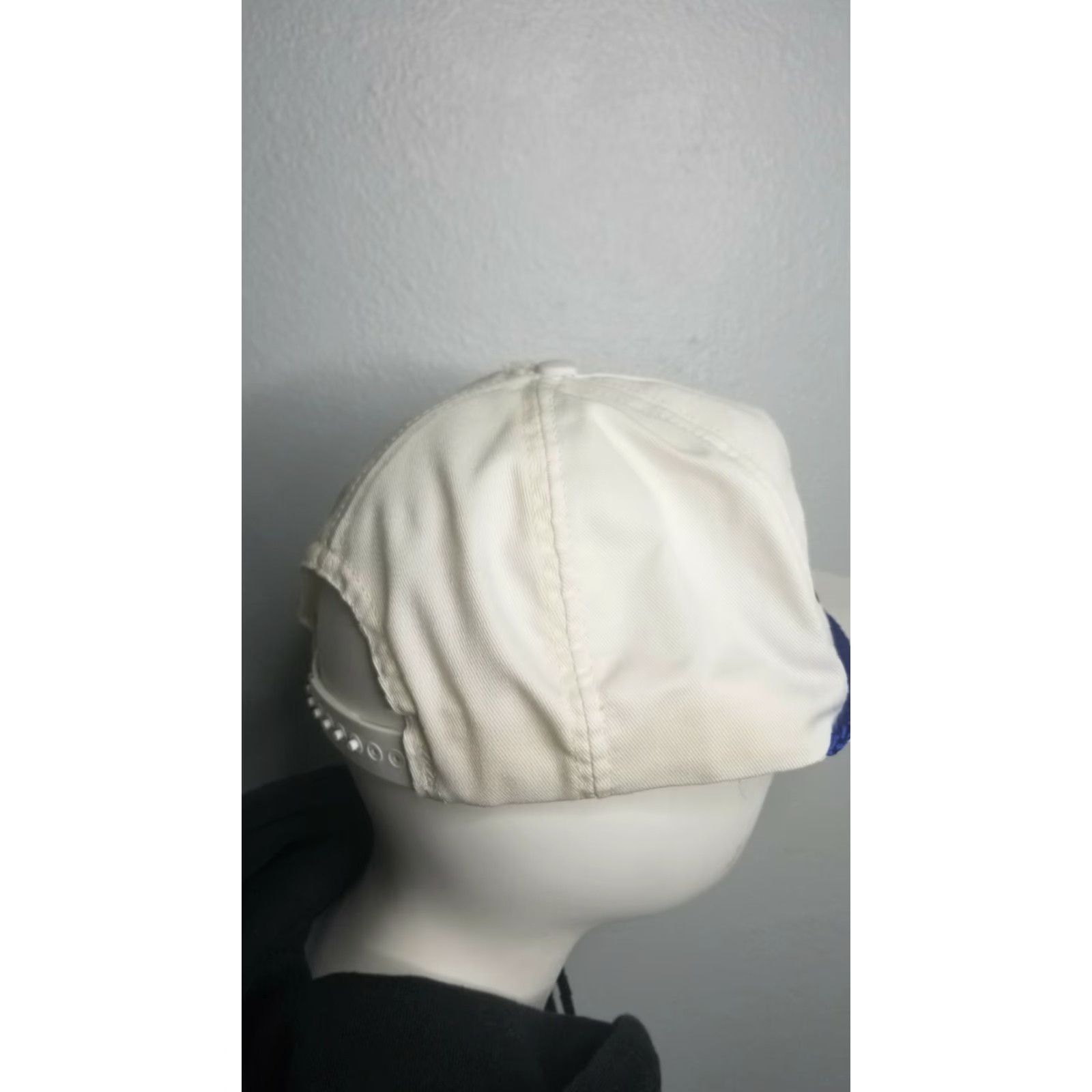 NASCAR Vintage 80s Bill Elliott Trucker Hat Snapback NASCAR Racing Dad Cap White Adjustable Cotton Men Hat Brand SKM Size ONE SIZE - 4 Thumbnail