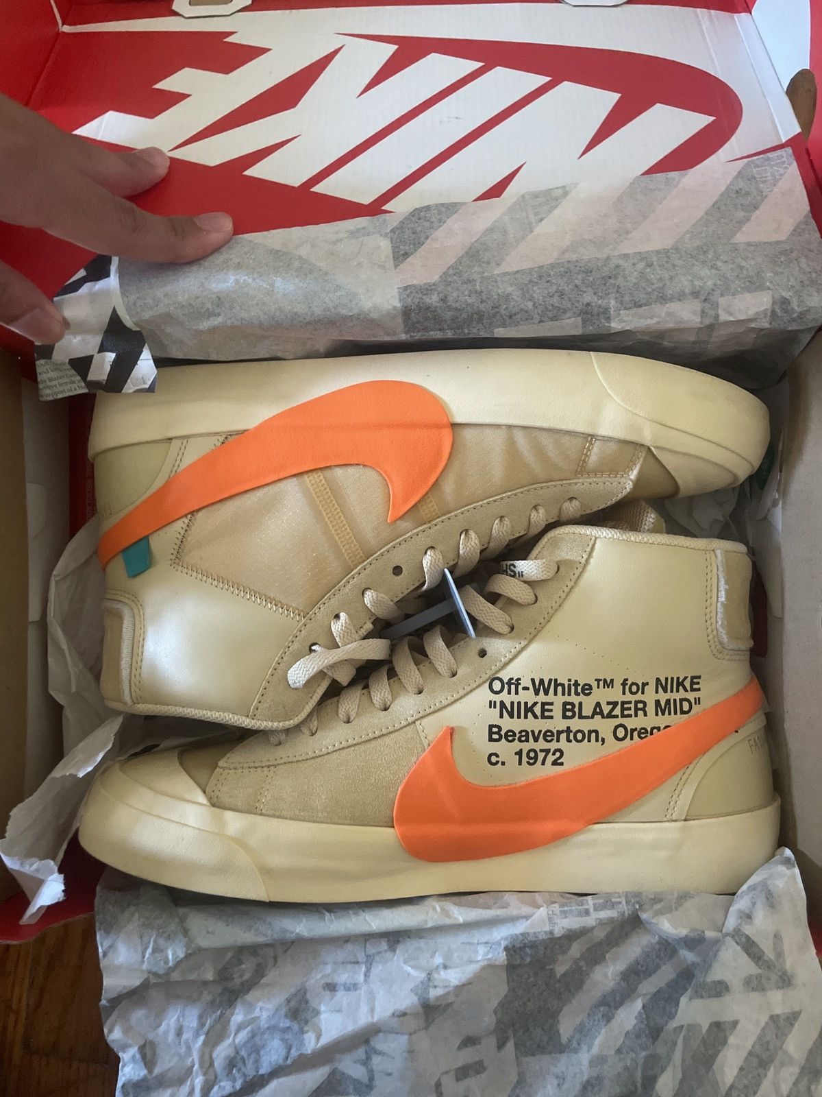 Off-White Off-white blazers, beige Size US 10 / EU 43 - 16 Thumbnail
