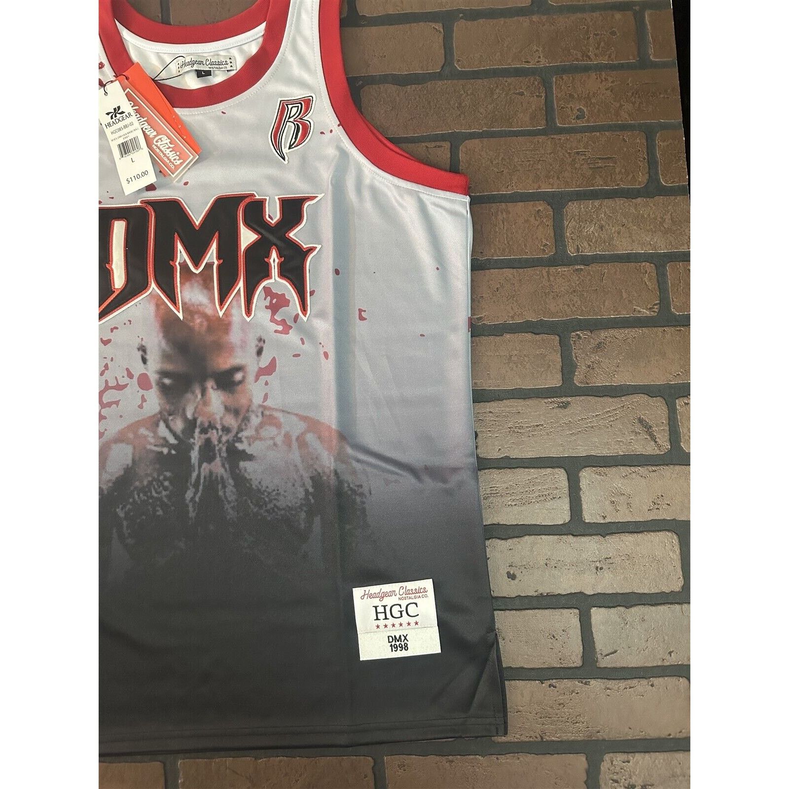 Other DMX -White Flesh of My Flesh Jersey~Never Worn~L XL Size US L / EU 52-54 / 3 - 6 Thumbnail