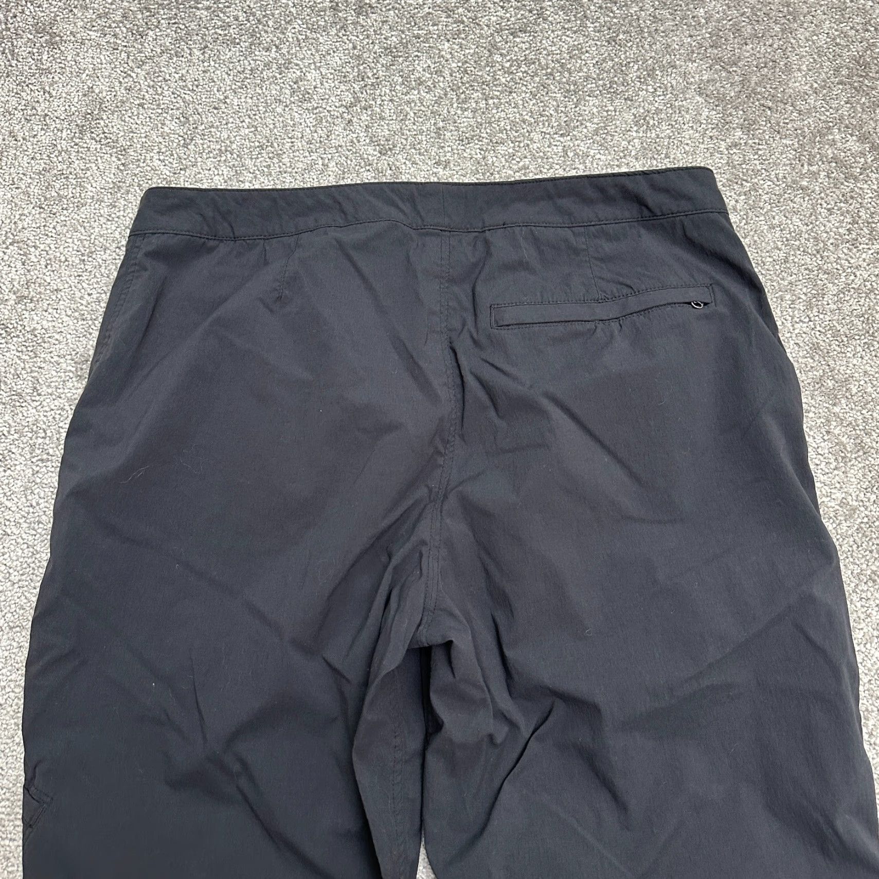 Royal Robbins VINTAGE NO — Royal Robbins Cropped Pants Womens 12 Black Straight Active Outdoor Hiking 34x18 Size 34" / US 12 / IT 48 - 4 Thumbnail