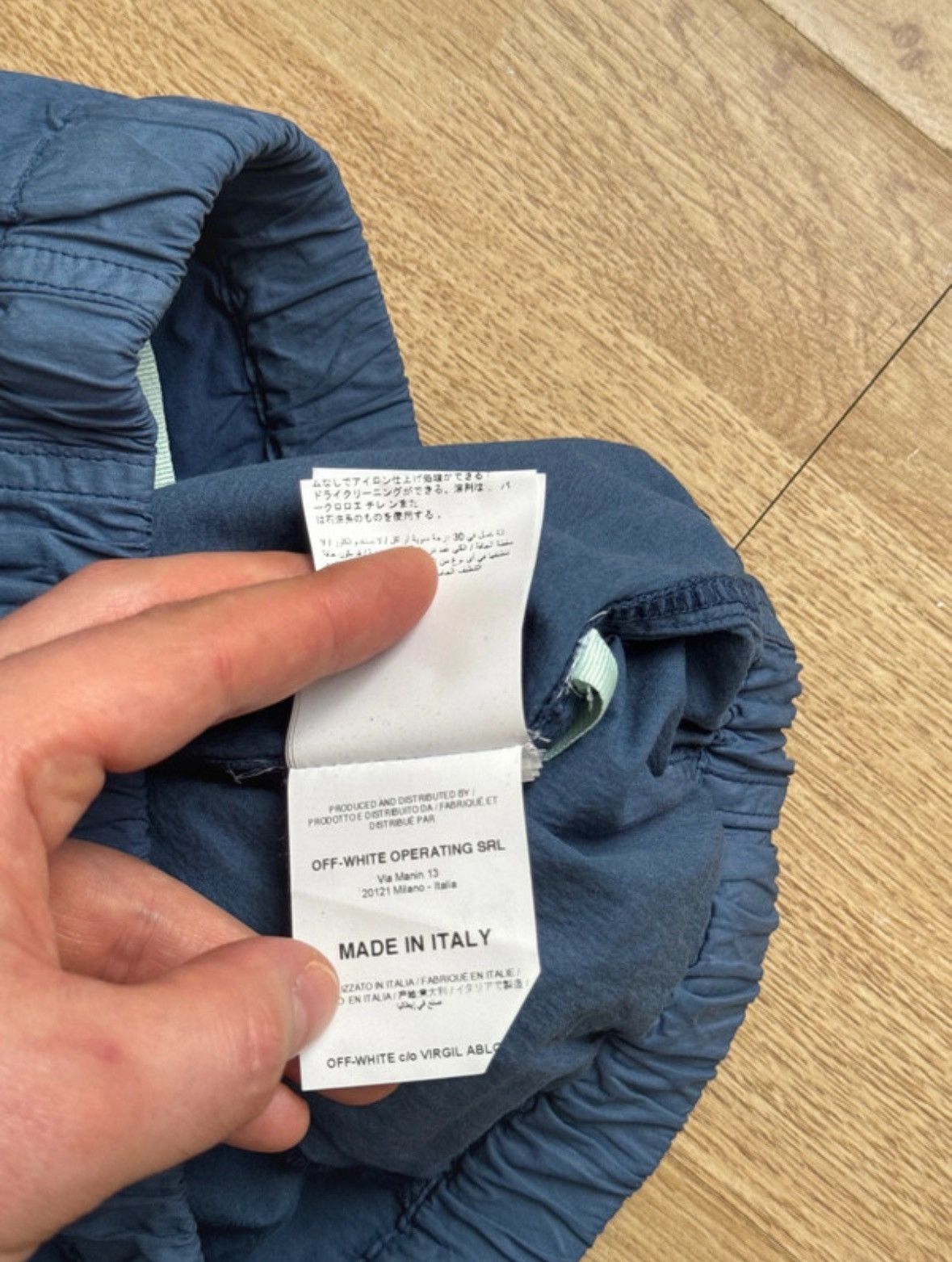 Off-White Off-White Parachute Cargo Pants SS20 Virgil Blue Size US 32 / EU 48 - 11 Thumbnail