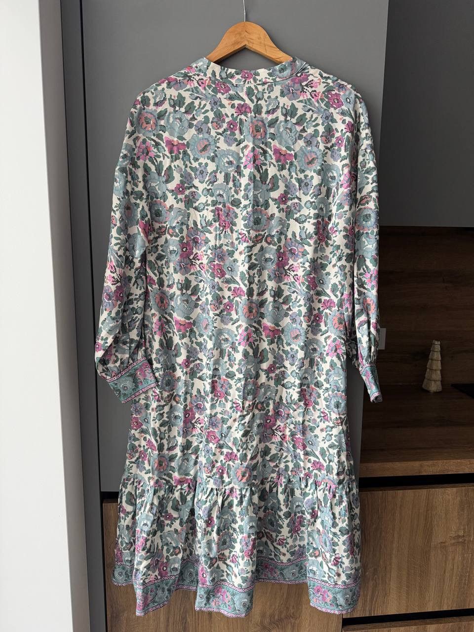 Sezane Sezane Paris Floral Pattern Multicolor Maxi Dress Size XS / US 0-2 / IT 36-38 - 7 Thumbnail
