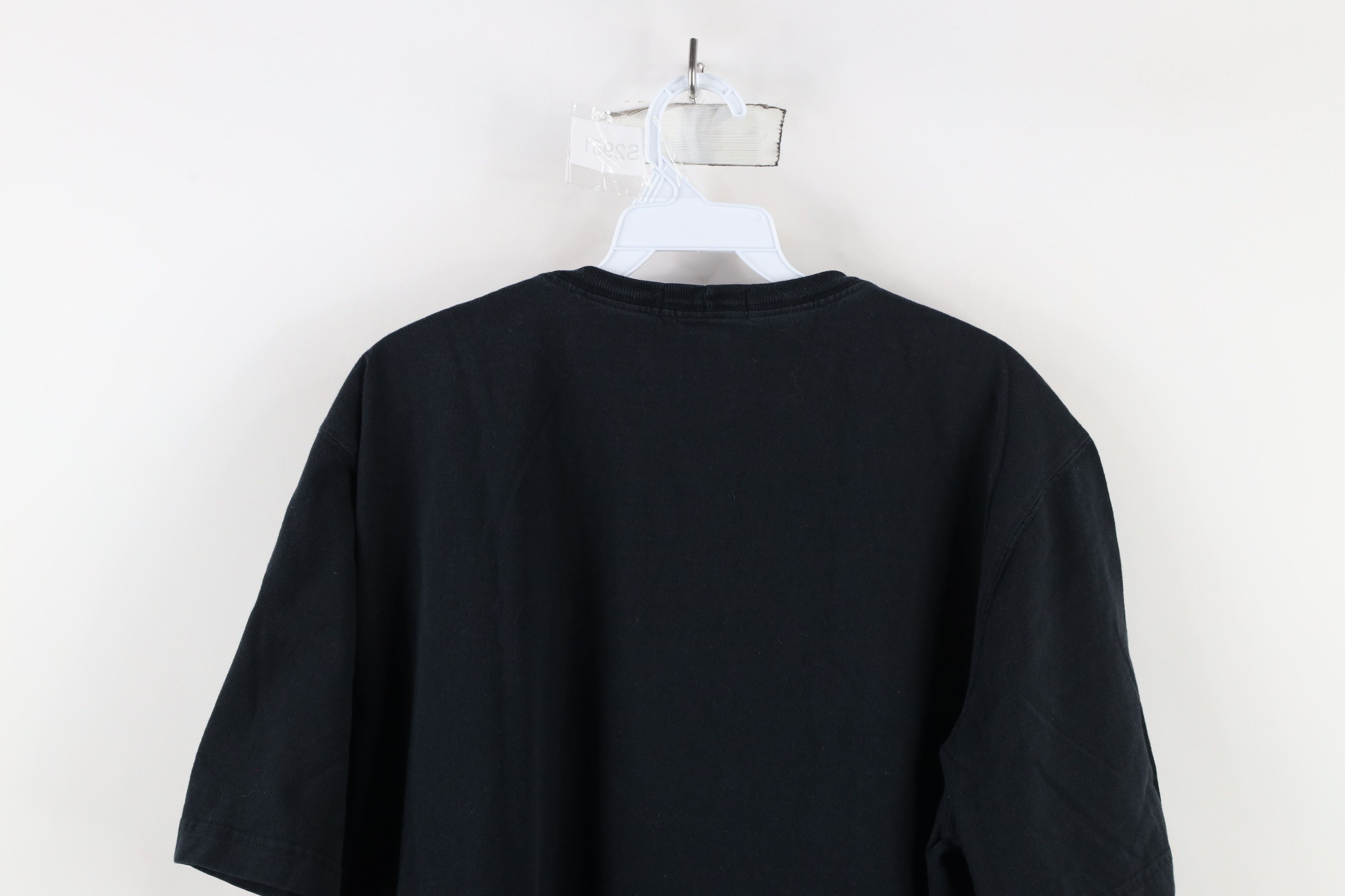 Lands' End × Vintage Vintage 90s Lands End Blank Heavyweight Cotton T-Shirt Black Size US L / EU 52-54 / 3 - 9 Thumbnail
