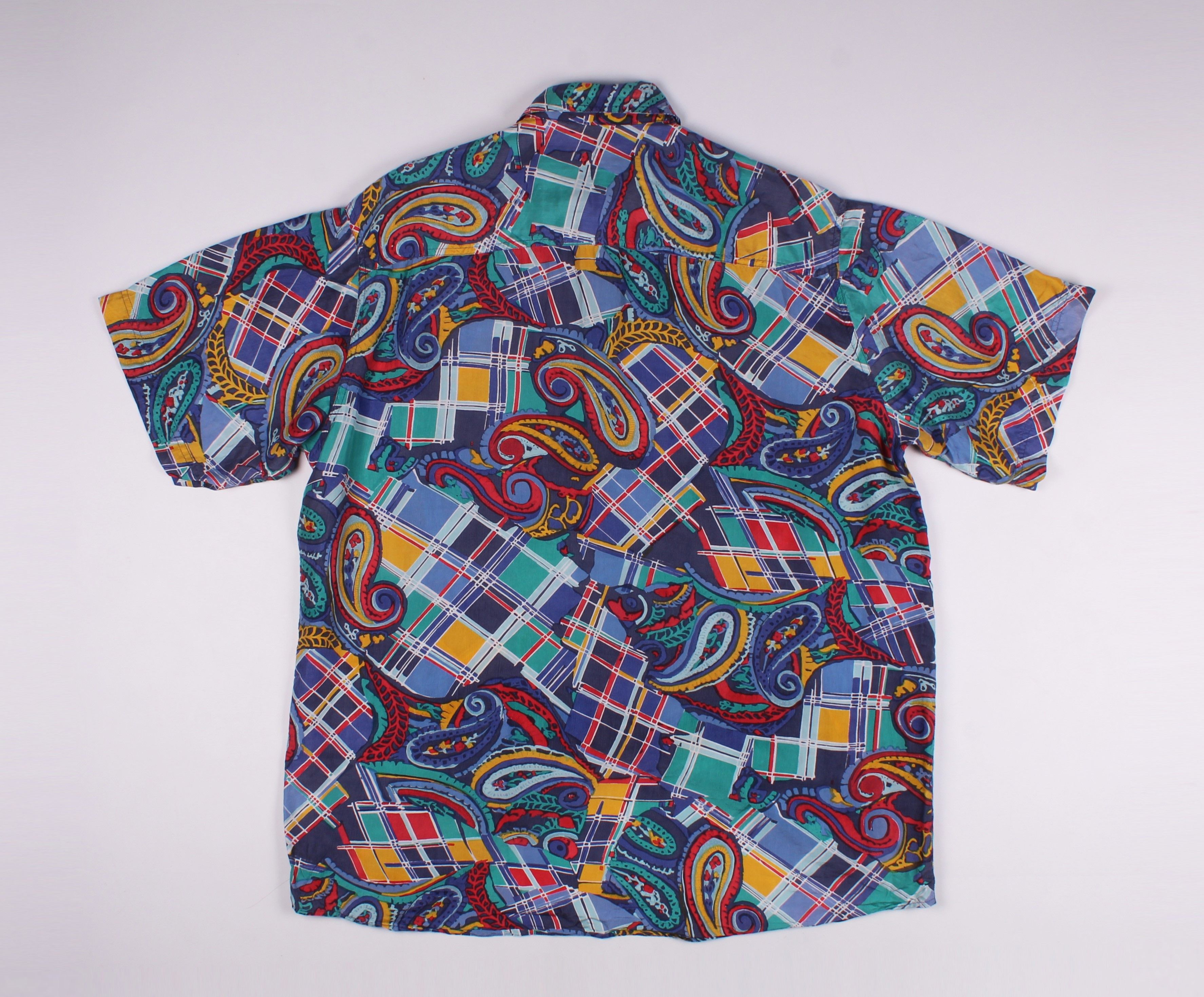 Vintage SCHILD Vintage 90's Paisley Print Silk Shirt Size US L / EU 52-54 / 3 - 7 Thumbnail