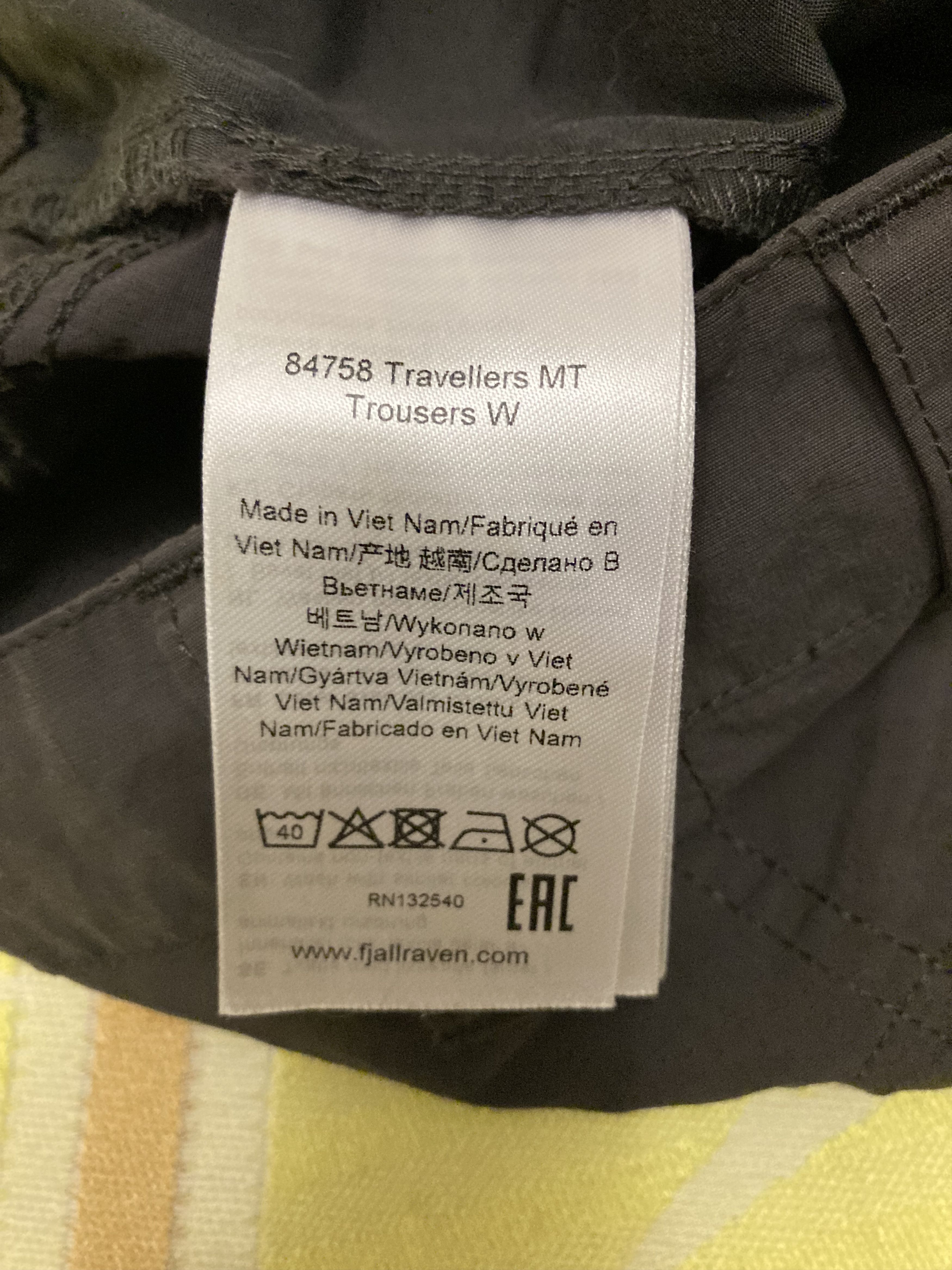Fjallraven Fjallraven Outdoor Active Cargo Trousers Travellers MT W Size 29" - 8 Thumbnail