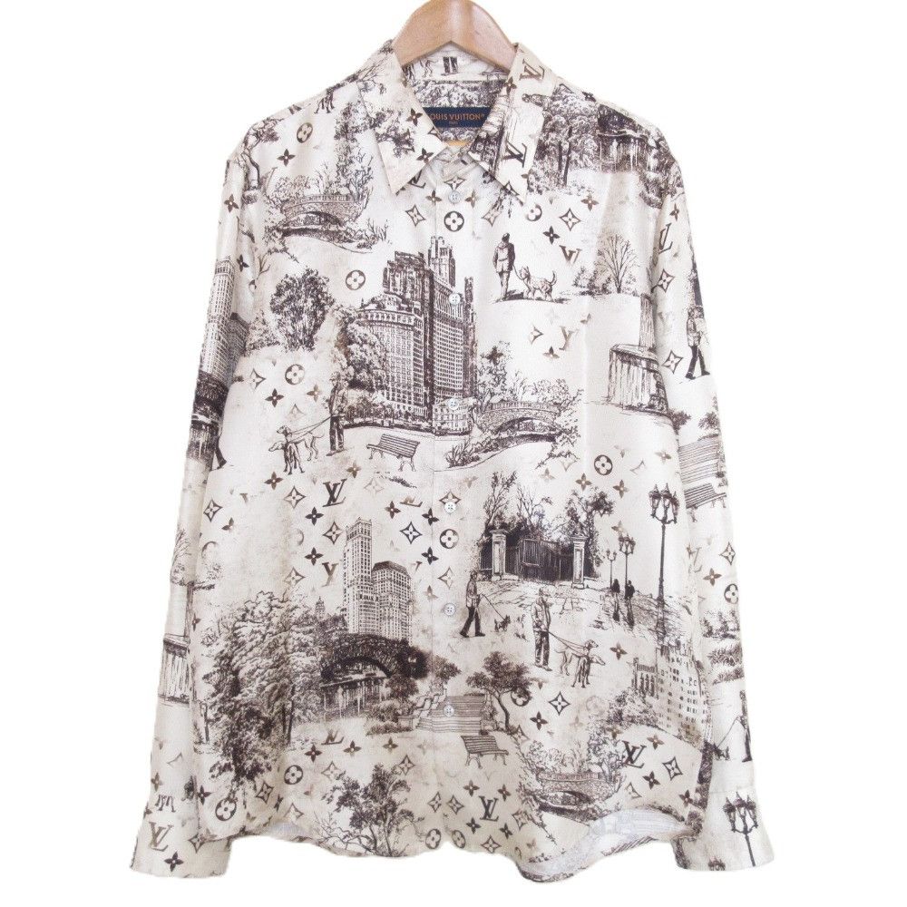 Louis Vuitton Louis Vuitton Monogram City Walk Silk Long Sleeve