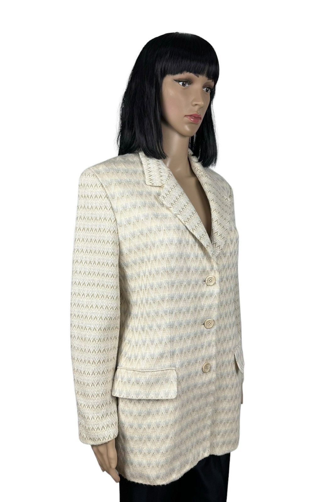 Escada × Vintage Escada Margaretha Ley Vintage Blazer Silk-Wool size S Size S / US 4 / IT 40 - 4 Thumbnail
