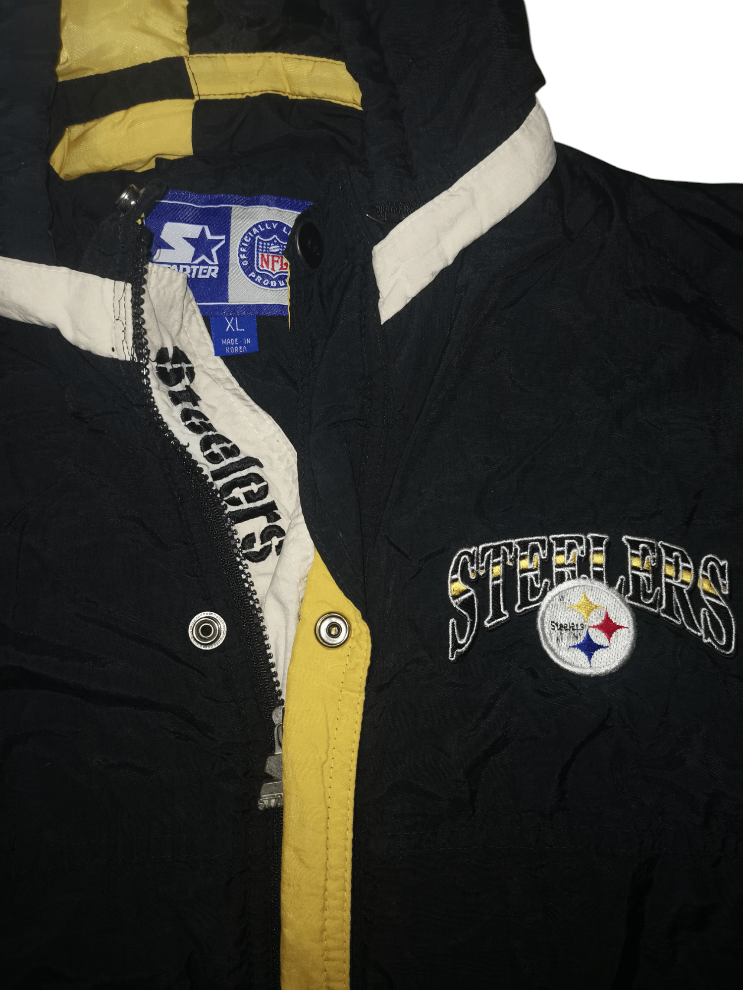 Vintage Starter steelers padded jacket vintage Size US L / EU 52-54 / 3 - 7 Thumbnail