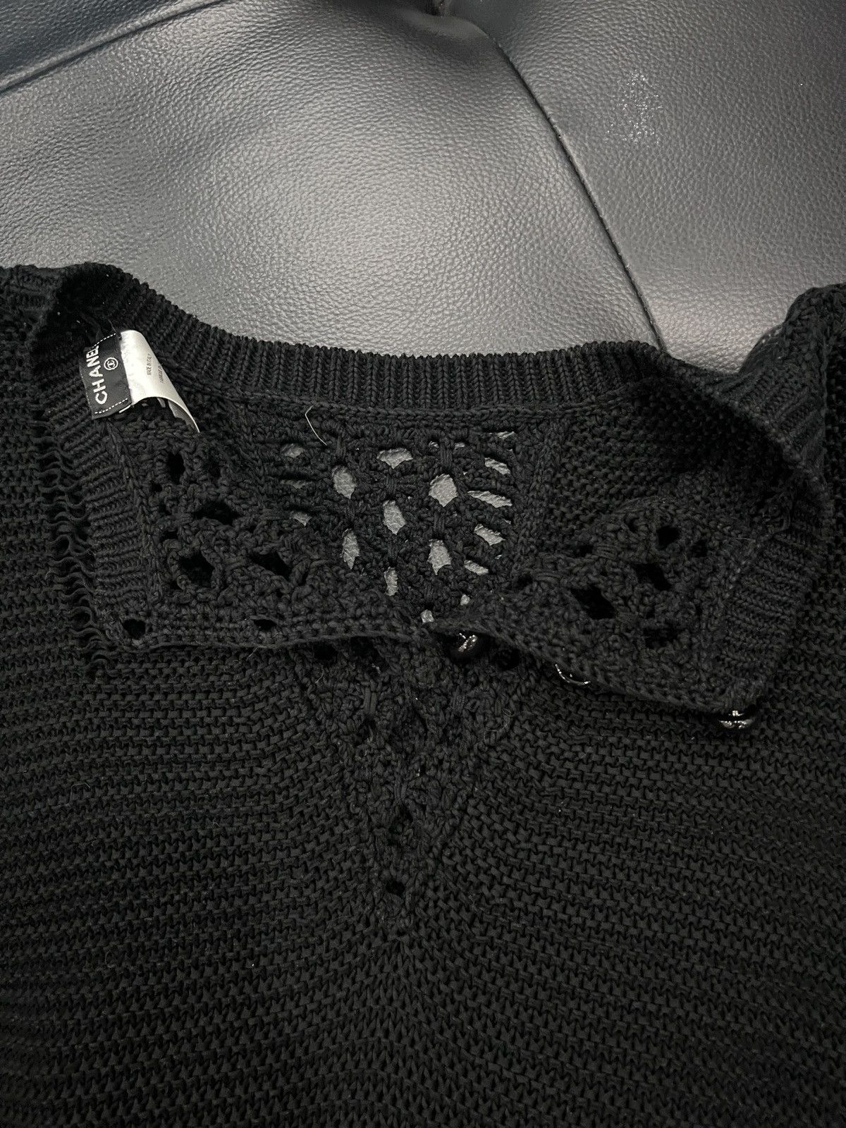 Chanel Chanel runway style, four-pocket openwork knit dress Size S / US 4 / IT 40 - 13 Thumbnail