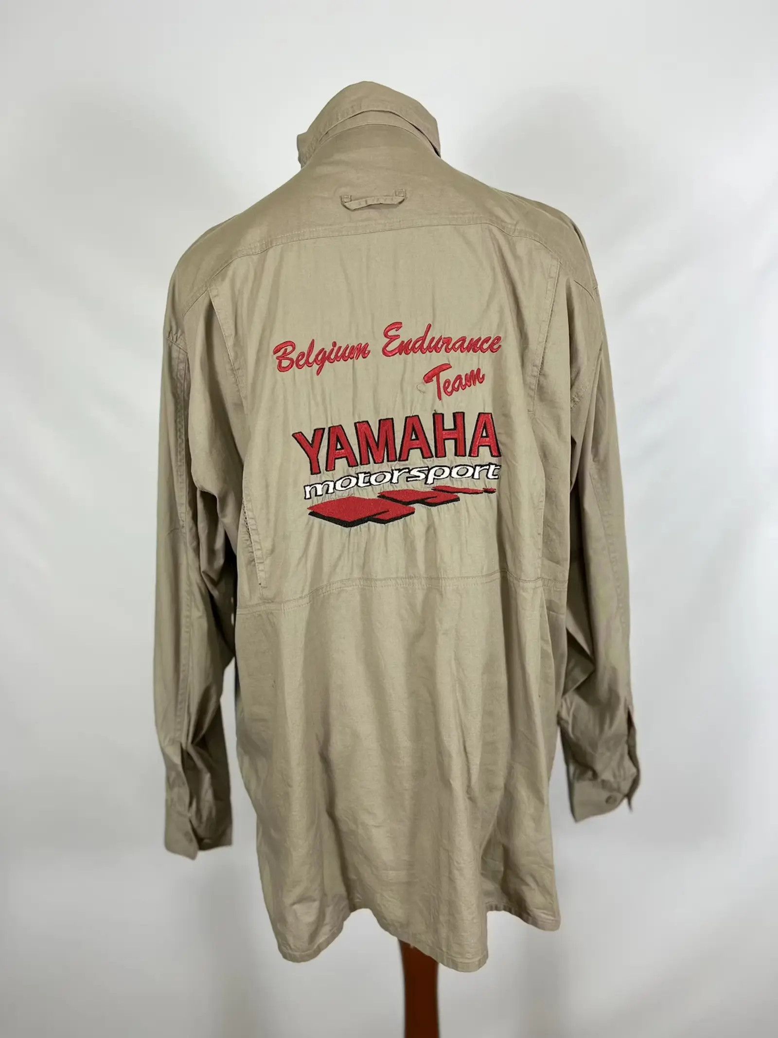 Vintage Vintage Yamaha motorsport long sleeve shirt Size US XXL / EU 58 / 5 - 2 Thumbnail