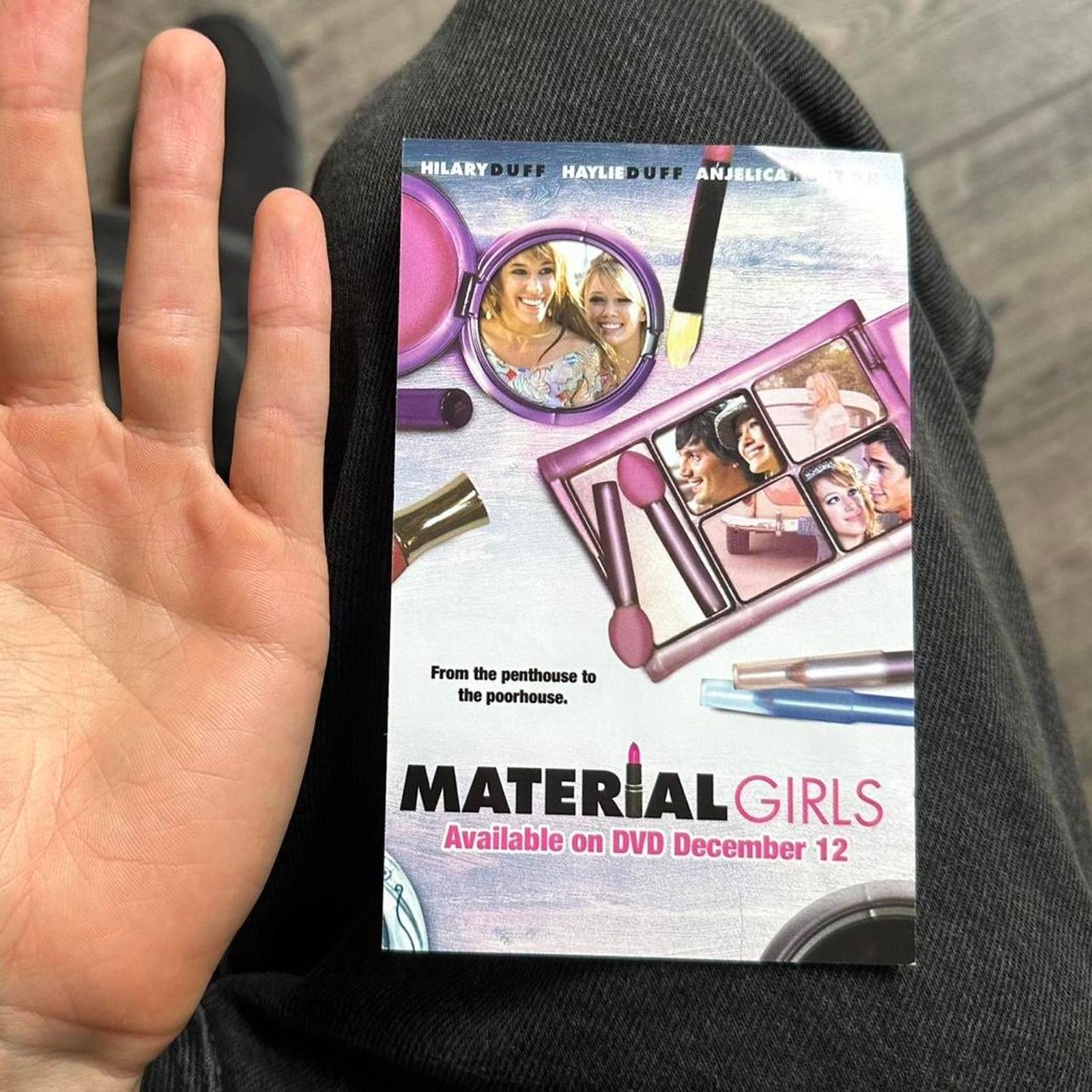 Vintage Vintage Material Girls Hilary Duff DVD Movie Promo Poster Size ONE SIZE - 6 Thumbnail