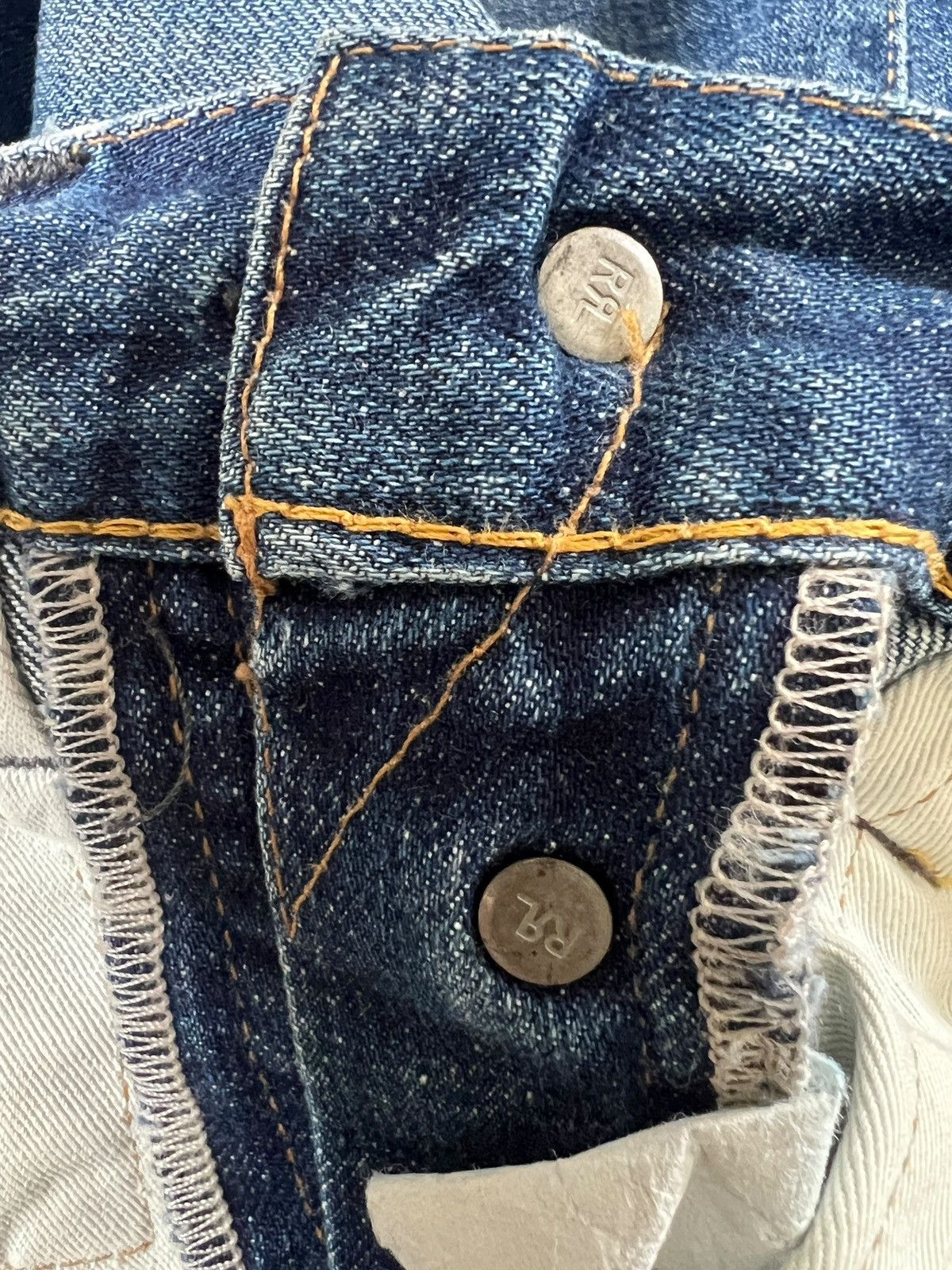 RRL Ralph Lauren Vintage RRL Slim Fit Light Bootcut Jeans Size 32" / US 10 / IT 46 - 16 Thumbnail