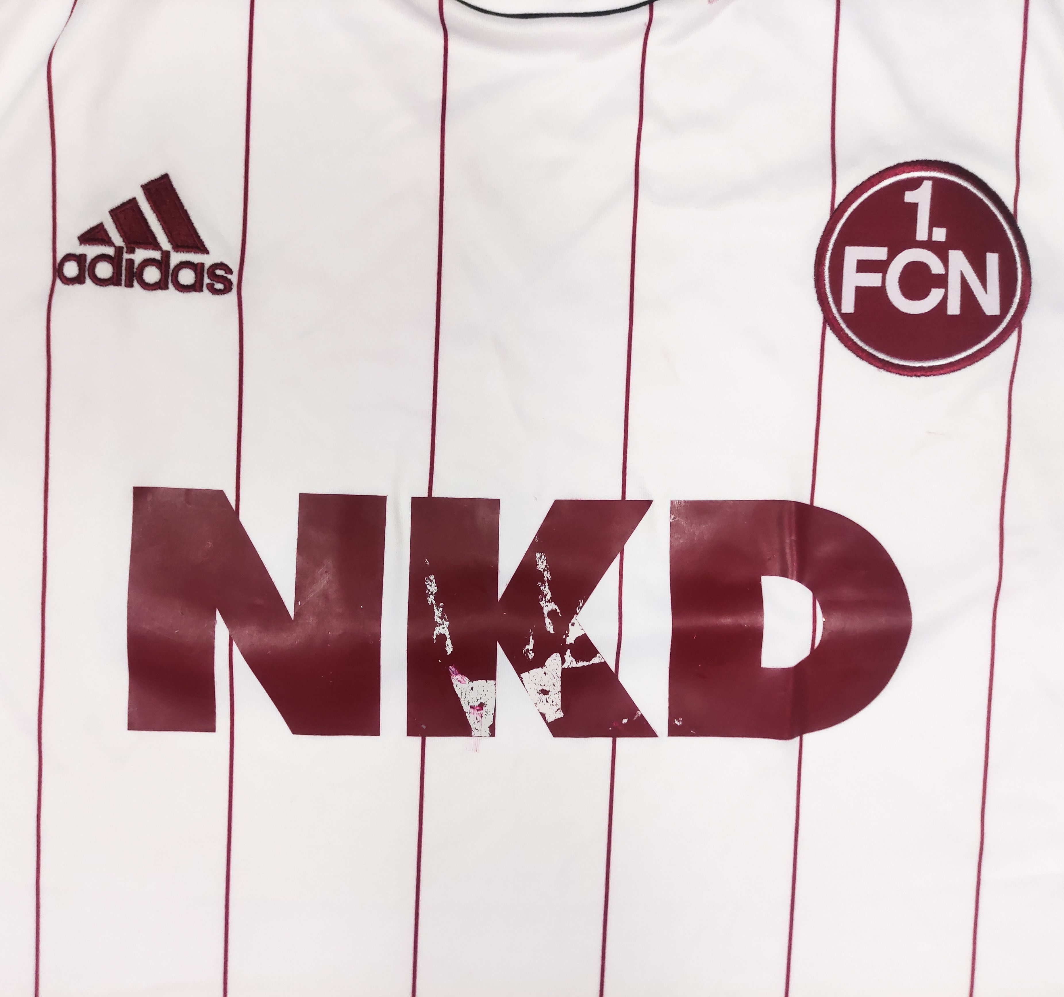 Adidas BNWT 1. FC Nürnberg Adidas 2012 2013 2014 Home Shirt "NKD" Size US XL / EU 56 / 4 - 9 Thumbnail