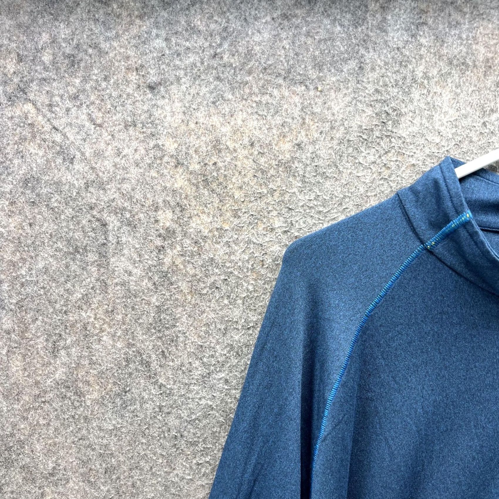 Adidas Adidas Shirt Mens XL Blue Climalite Quarter Zip Long Sleeve Athletic Pullover Size US XL / EU 56 / 4 - 3 Thumbnail