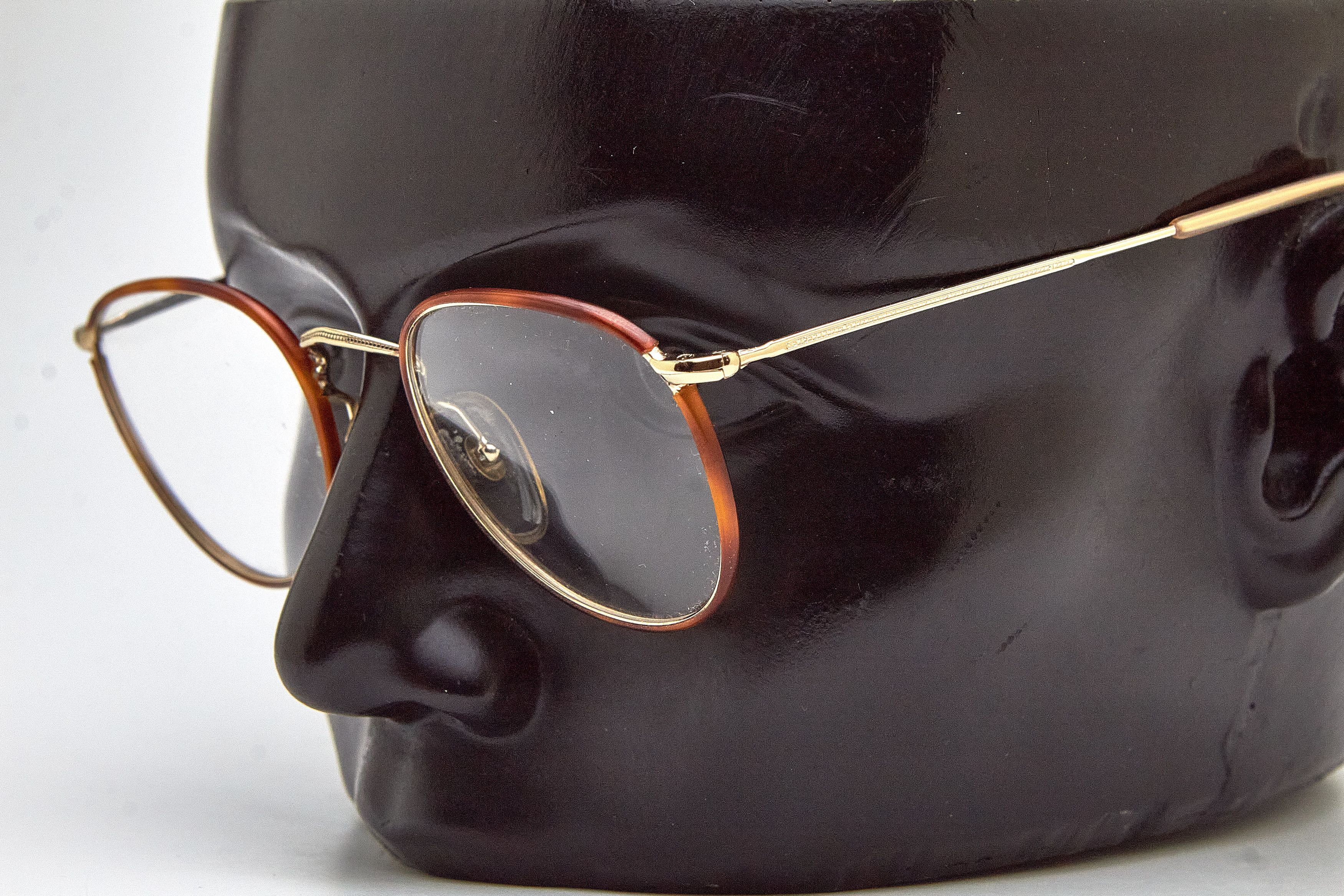 Vintage Avant-Garde ASAR Gold&Tortoise Shell Round Quiet-Lux Specs Size ONE SIZE - 8 Thumbnail