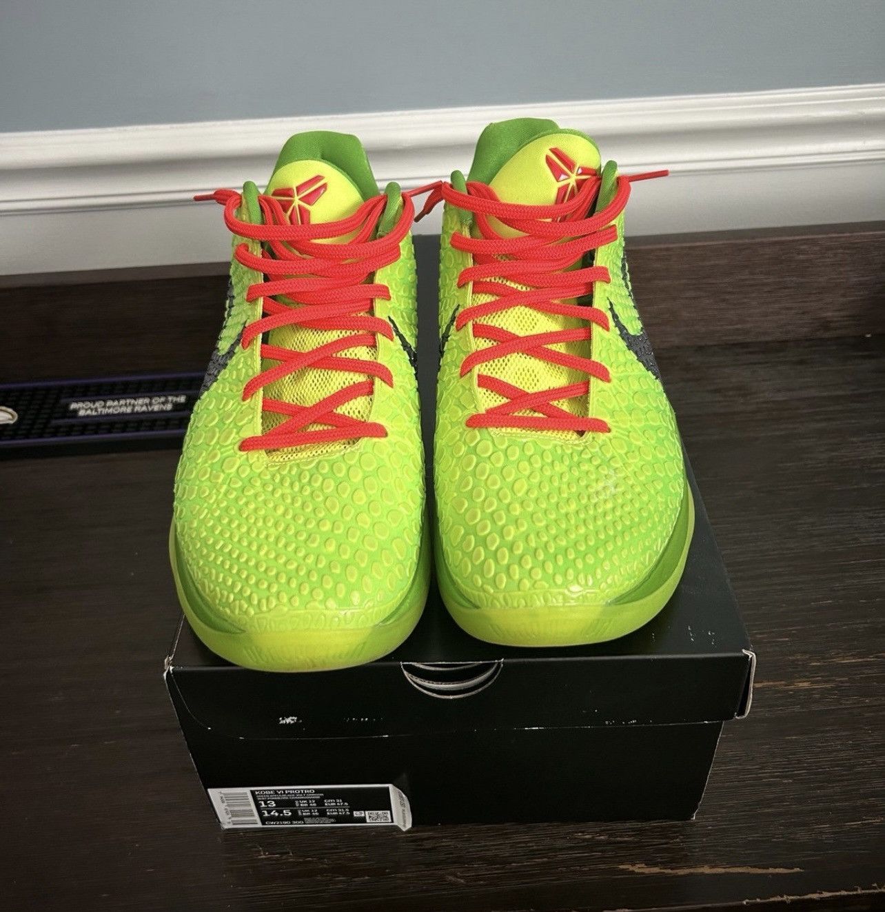 Nike Kobe 6 Protro “Grinch” - sz 13 Size US 13 / EU 46 - 3 Thumbnail