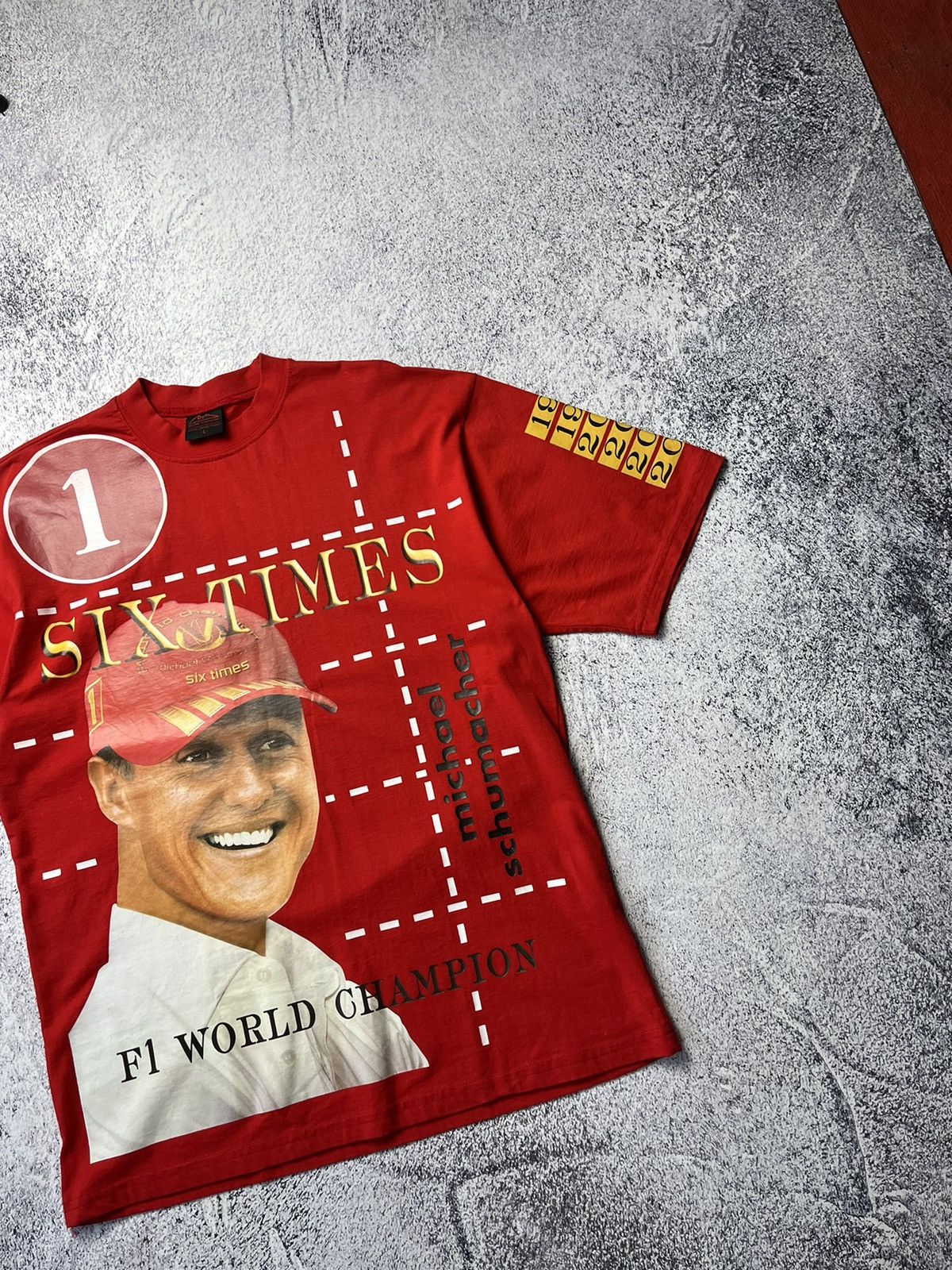 Ferrari Rare Vintage T-shirt Michael Schumacher Y2K Size US L / EU 52-54 / 3 - 8 Thumbnail