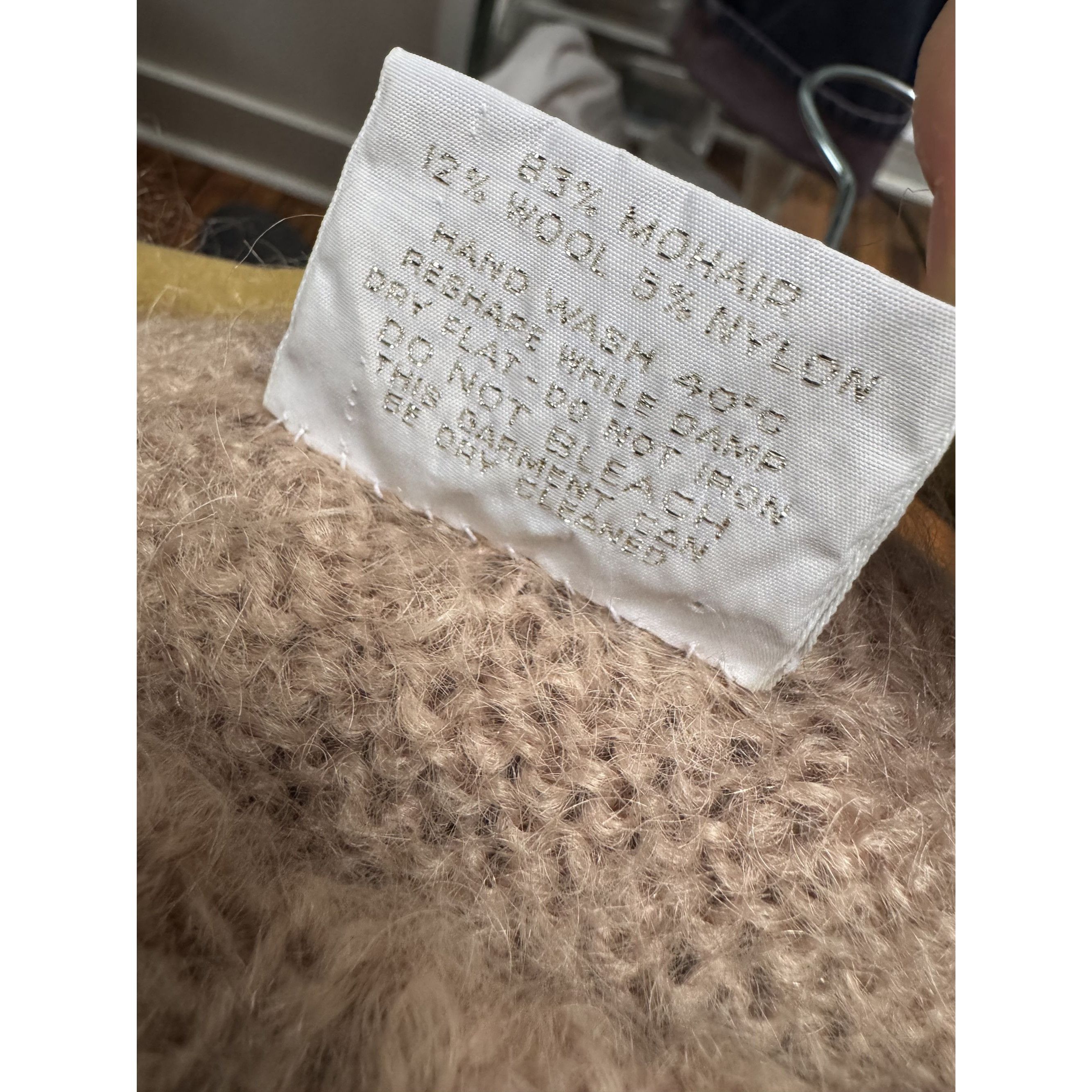 Vintage Vtg SELINA KNITWEAR Mohair Pastoral Farm Handmade Sweater En Size M / US 6-8 / IT 42-44 - 10 Thumbnail