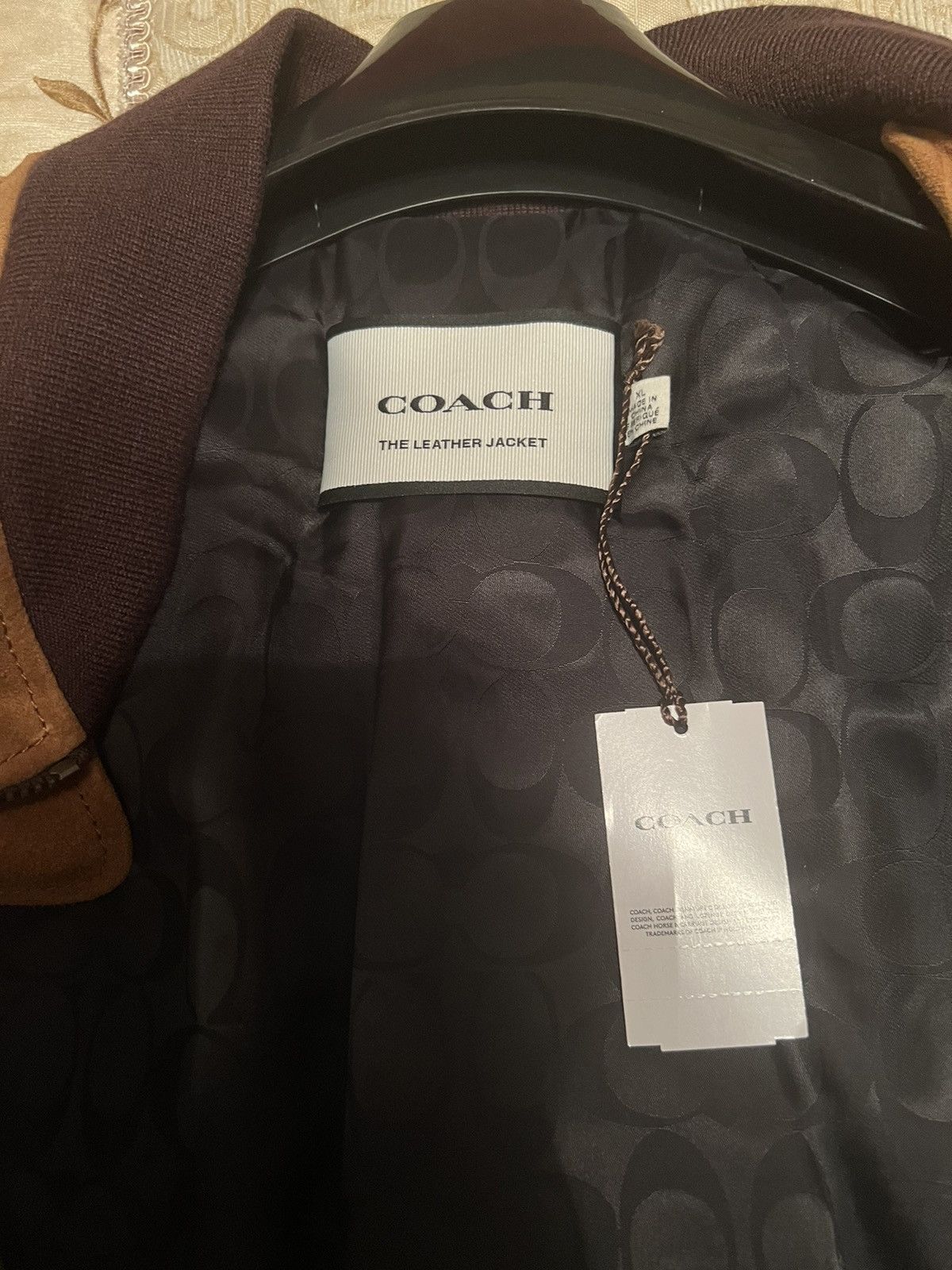 Coach Coach Leather Jacket Size US XL / EU 56 / 4 - 2 Thumbnail
