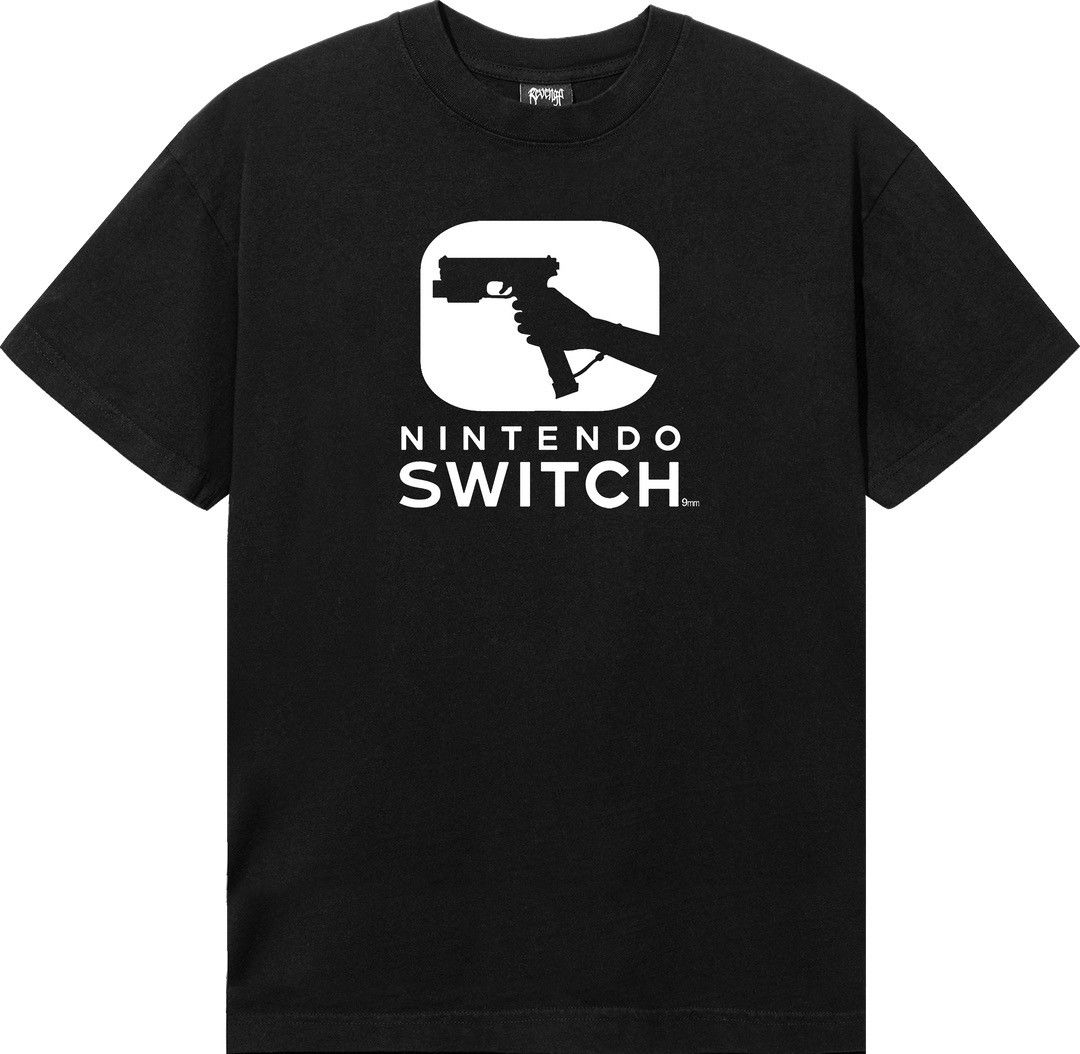 Revenge Nintendo switch 2 tee | Spencer’s GLOCK novelty sleaze Size US XL / EU 56 / 4 - 9 Thumbnail