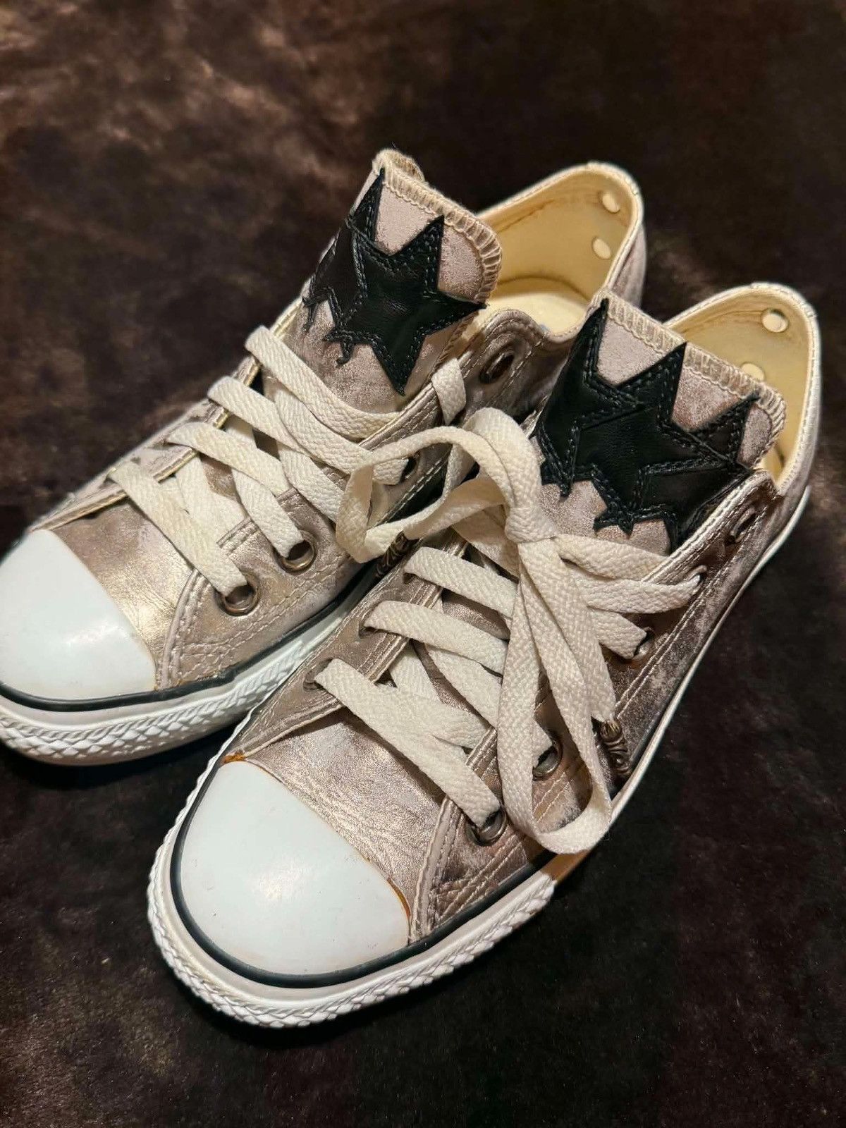 Chrome Hearts × Converse CHROME HEARTS CONVERSE ALL STAR LEATHER