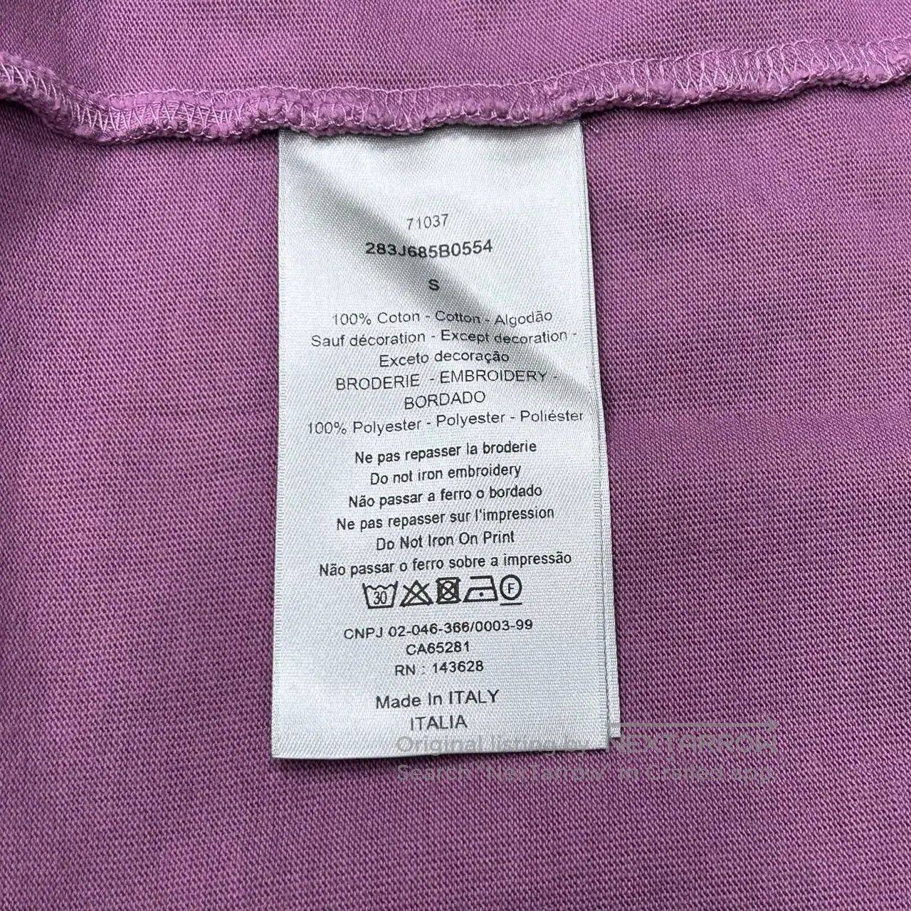 Dior dior purple embroidered graffiti short sleeve shirt. Size US S / EU 44-46 / 1 - 6 Thumbnail