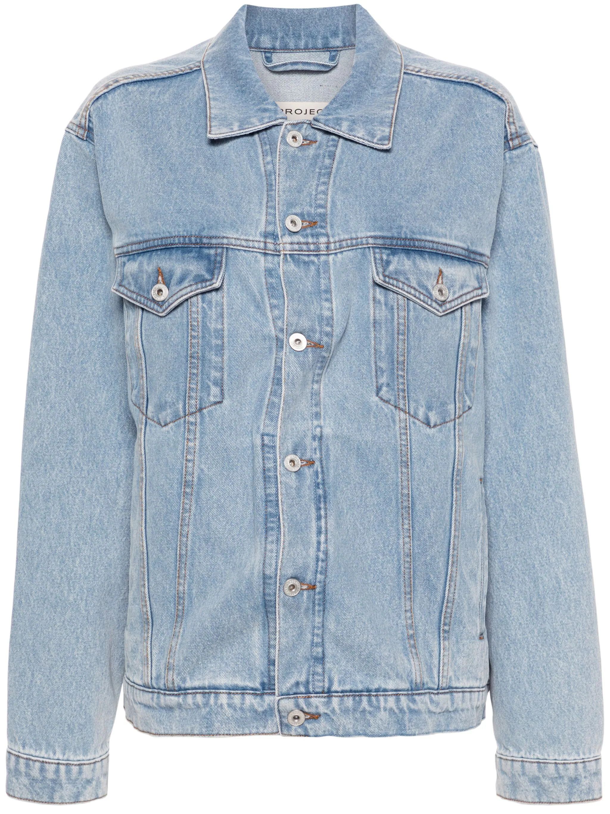 Y/Project o1s22i1n0924 Denim Jacket in Light Blue Size L / US 10 / IT 46 - 1 Thumbnail