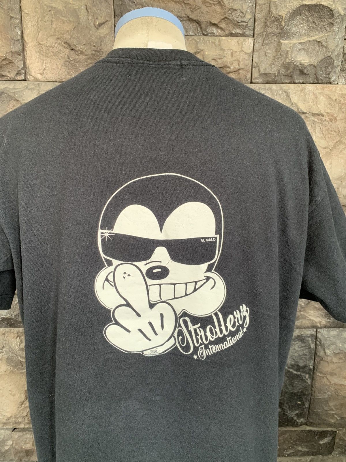 Vintage Vintage 90s Strollerz Los Angeles Modern Streetwear T shirt Size US L / EU 52-54 / 3 - 1 Thumbnail