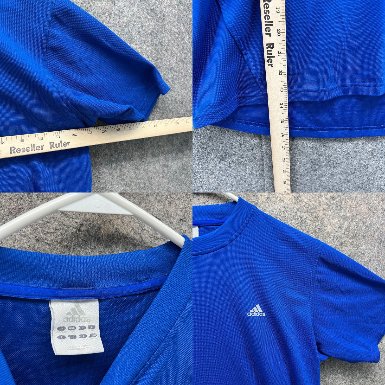 Adidas VINTAGE Adidas Shirt Men Medium Royal Blue Soccer Jersey Crewneck Trefoil Polyester Size US M / EU 48-50 / 2 - 8 Thumbnail
