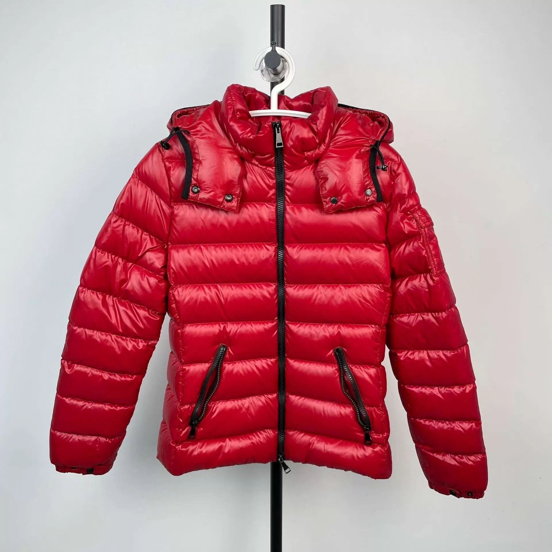 Moncler Moncler short down jacket Red 1 95 New Size S / US 4 / IT 40 - 1 Thumbnail