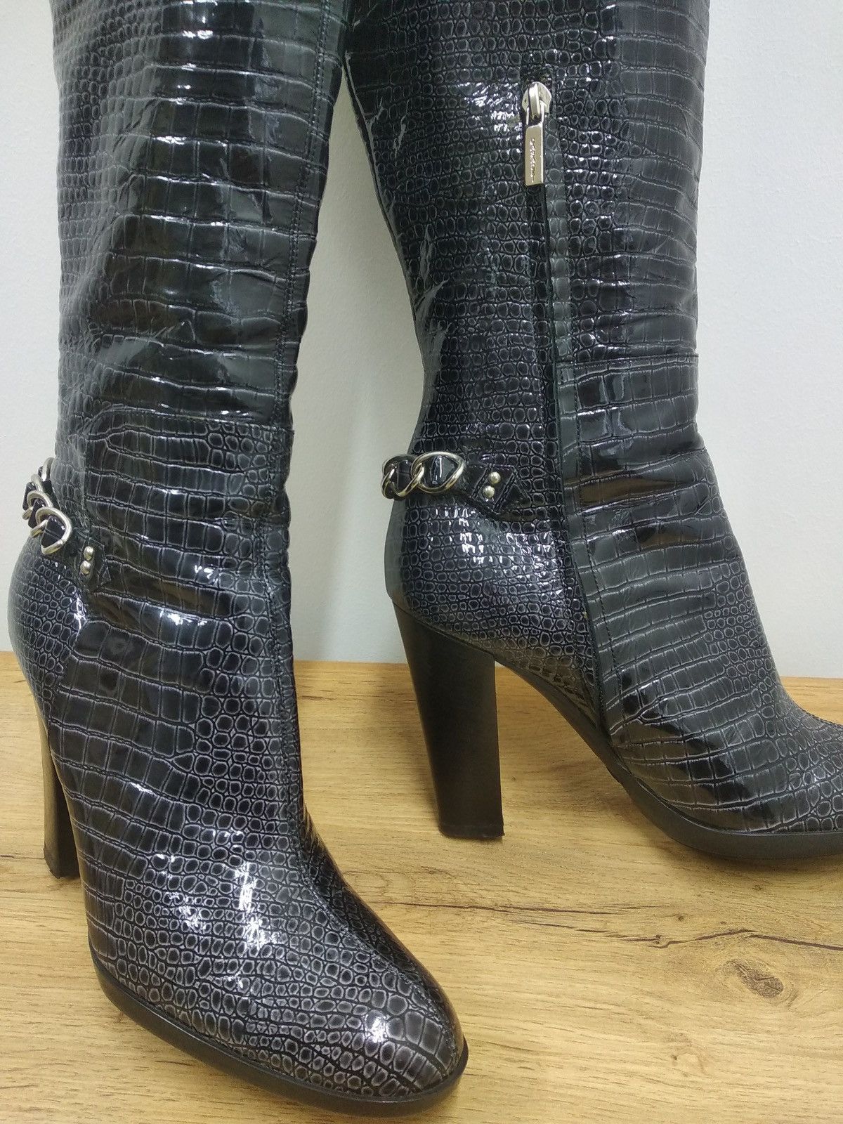 Casadei × Casedei Casadei High Boots Size 39 Italy Leather Luxury Style Size US 9 / IT 39 - 8 Thumbnail