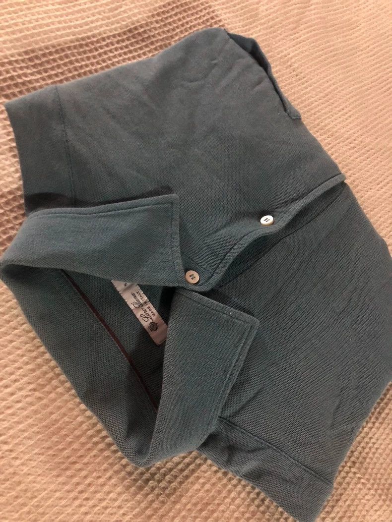 Loro Piana Loro Piana Made In Italy Long Sleeve Polo - dmc Size US S / EU 44-46 / 1 - 1 Thumbnail