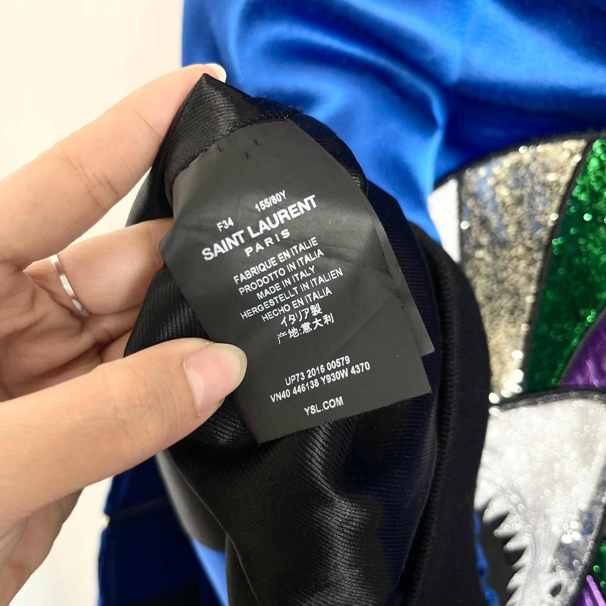 Hedi Slimane × Saint Laurent Paris HEDI SLIMANE X SAINT LAURENT SWEET DREAMS BOMBER JACKET F34 Size XS / US 0-2 / IT 36-38 - 3 Thumbnail