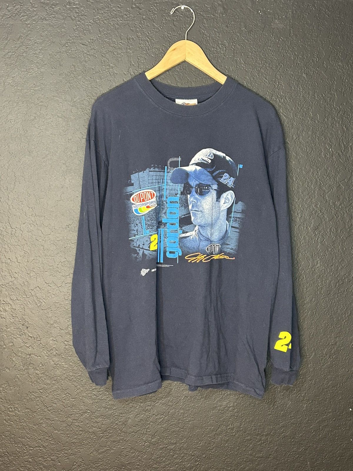 NASCAR Y2K Nascar Jeff Gordon Longsleeve T Shirt Size US XL / EU 56 / 4 - 1 Thumbnail