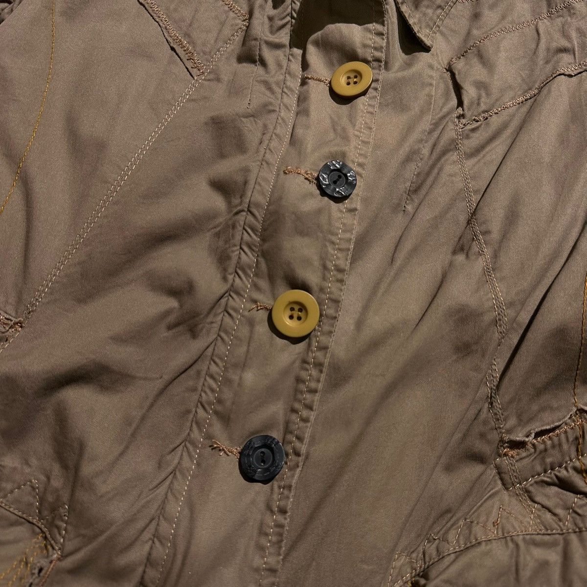 Marithe + Francois Girbaud 00’s Marithe Francois Girbaud Apocalypse Style Rope Jacket Size US M / EU 48-50 / 2 - 8 Thumbnail