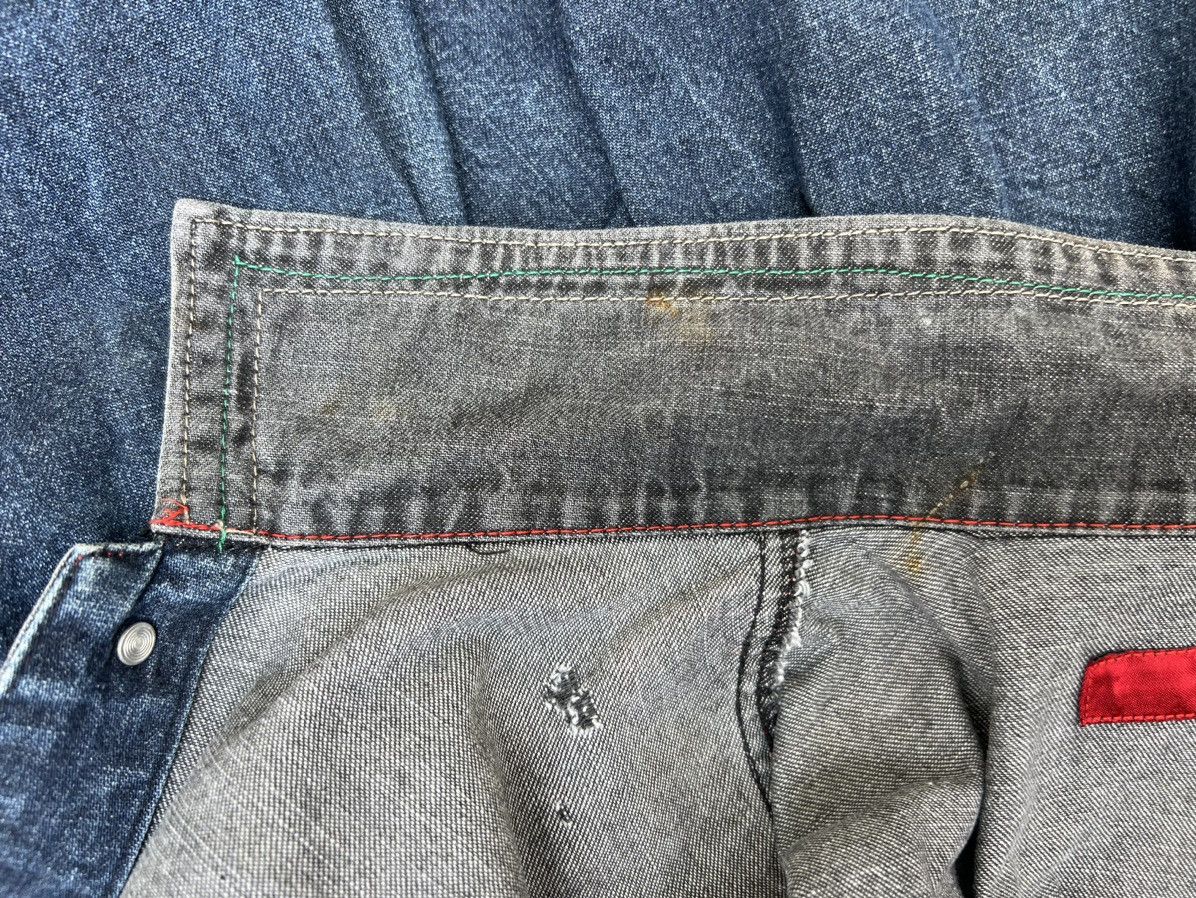 Marithe + Francois Girbaud Vintage MFG Distressed Oversized Denim Jacket Size US XL / EU 56 / 4 - 25 Thumbnail