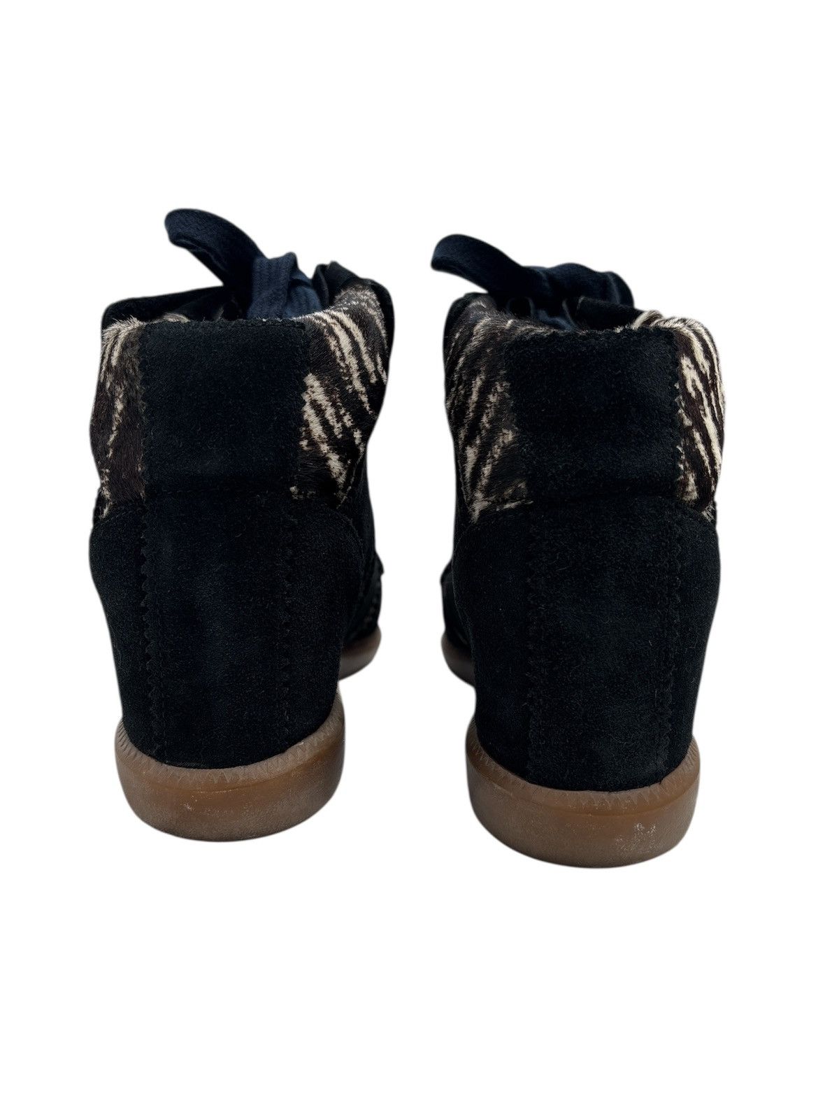 Isabel Marant Pony Hair Zebra Bobby Sneakers Size US 9 / IT 39 - 5 Thumbnail