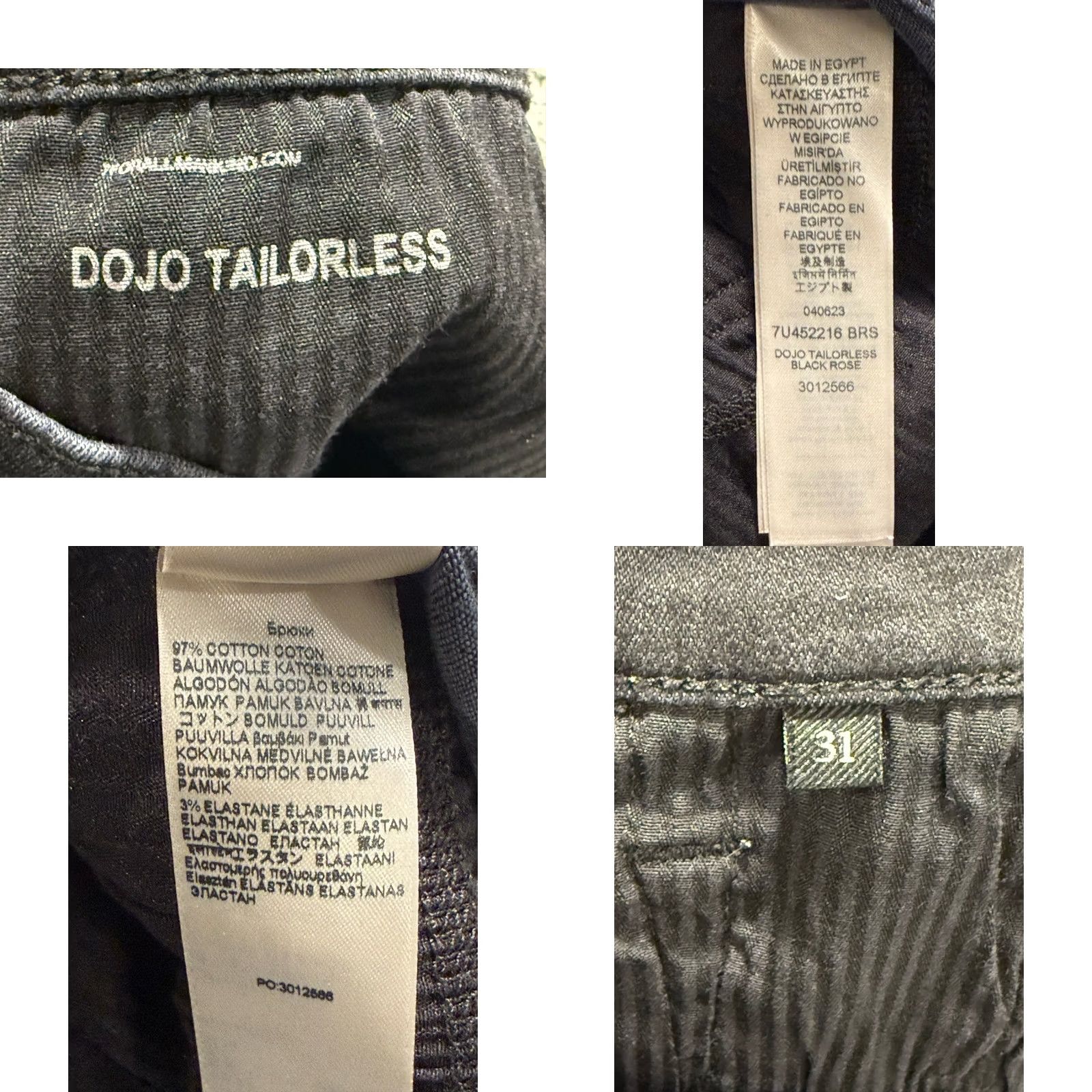 7 For All Mankind 7 For All Mankind Women Jeans Black Rose Size 24" / US 00 / IT 34 - 8 Thumbnail