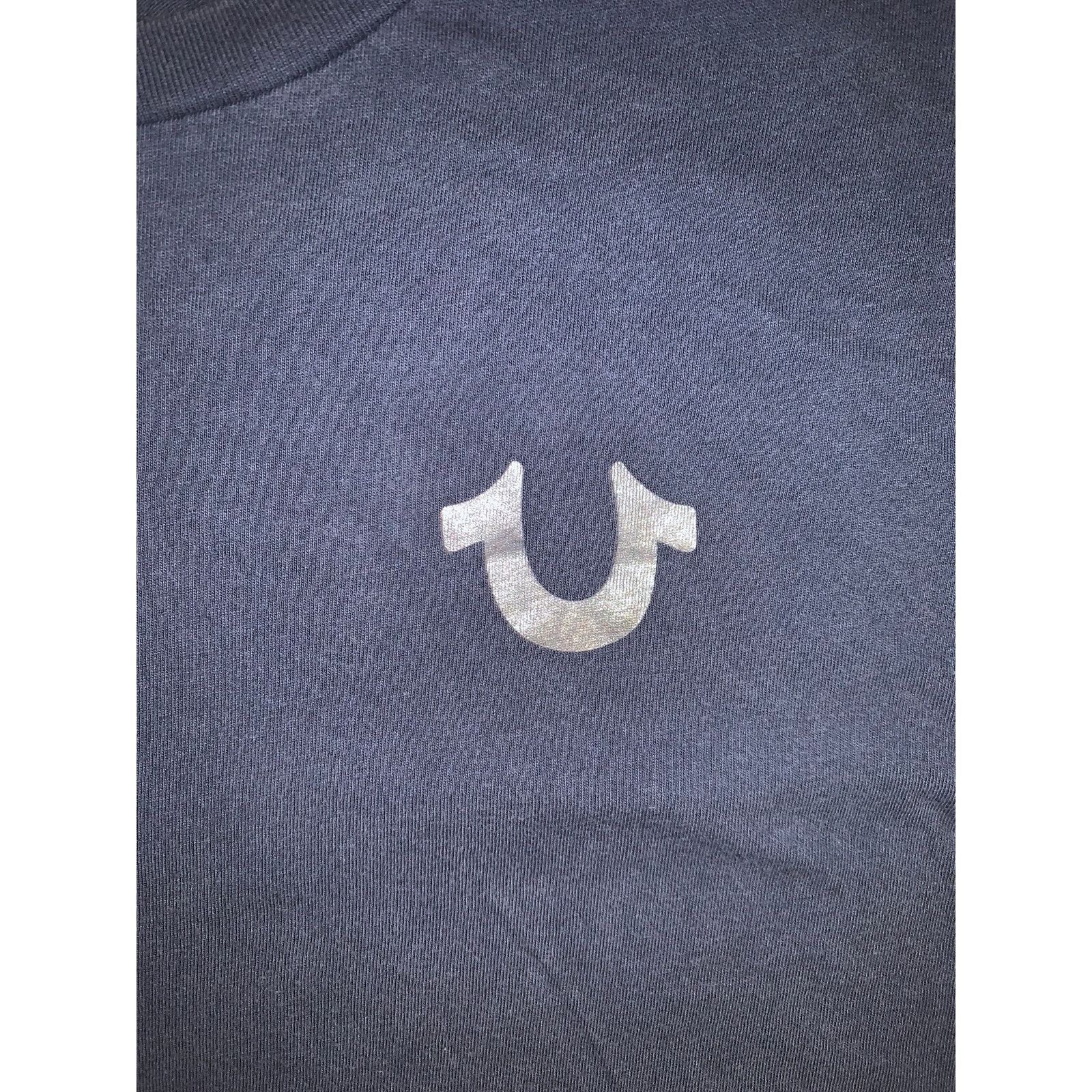 True Religion True Religion Navy Blue T Shirt Large Buddha Logo Graphic Size US L / EU 52-54 / 3 - 4 Thumbnail