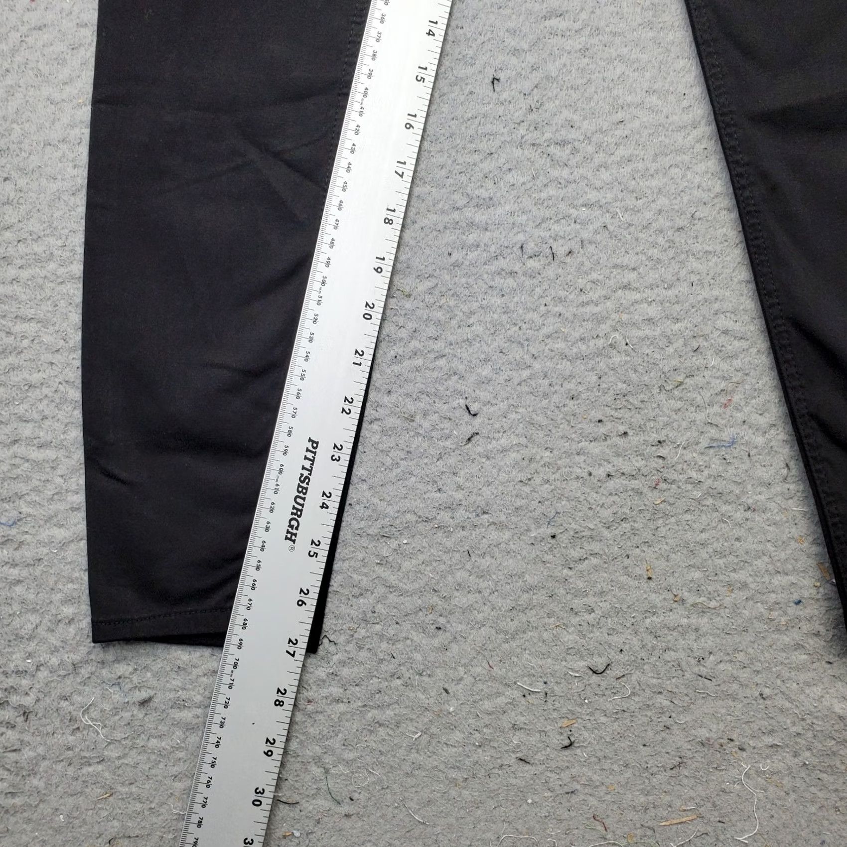 Zara Zara Womens Pants 36 Black Cotton Mid-Rise Flat Front Skinny Leg Chino Casual Flat Front Pants US Size 36 Womens Size 25" / US 0 / IT 36 - 4 Thumbnail