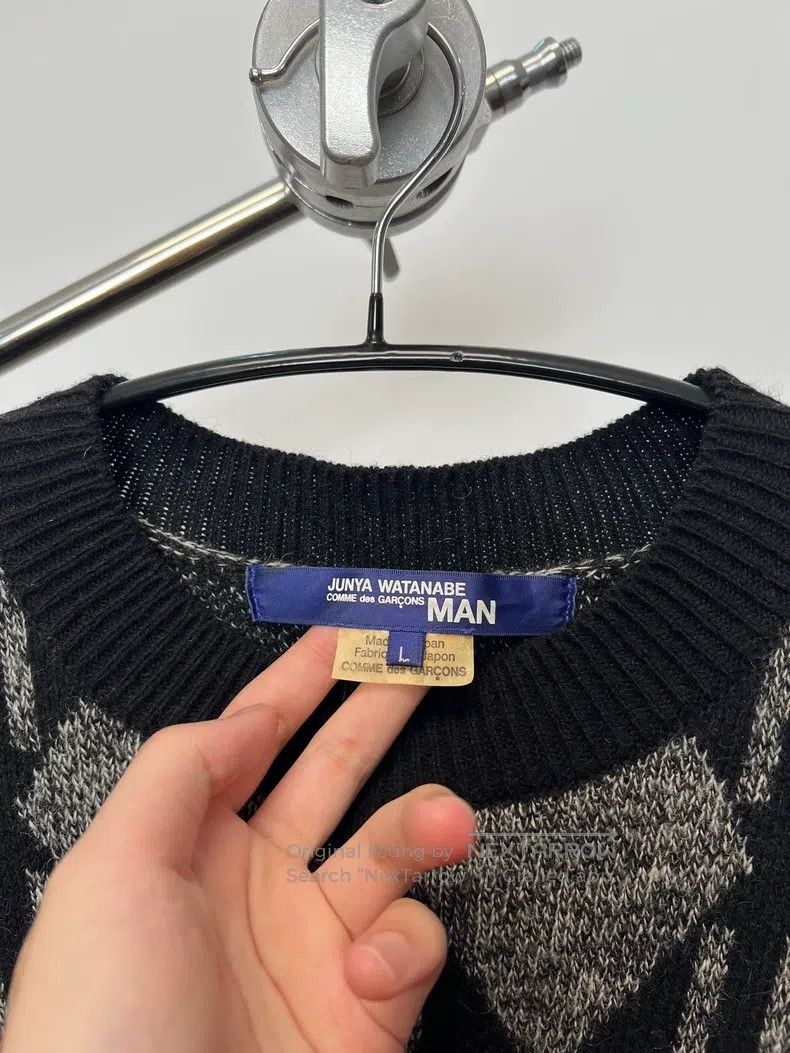 Junya Watanabe Junya Watanabe Patterned knitted sweater Size L / US 10 / IT 46 - 4 Thumbnail