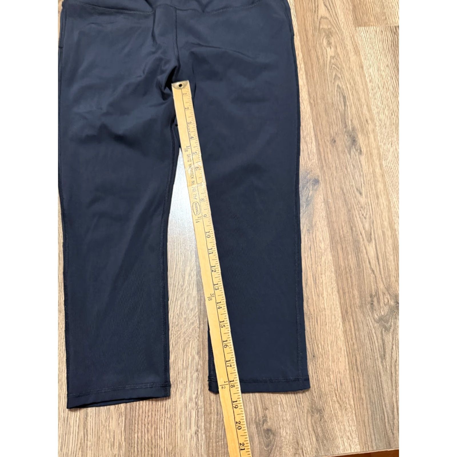Vintage Marika Sport Pants Women's Large Black Capri Leggings Athletic Wear Adults Womens Size 36" / US 14 / IT 50 - 6 Thumbnail